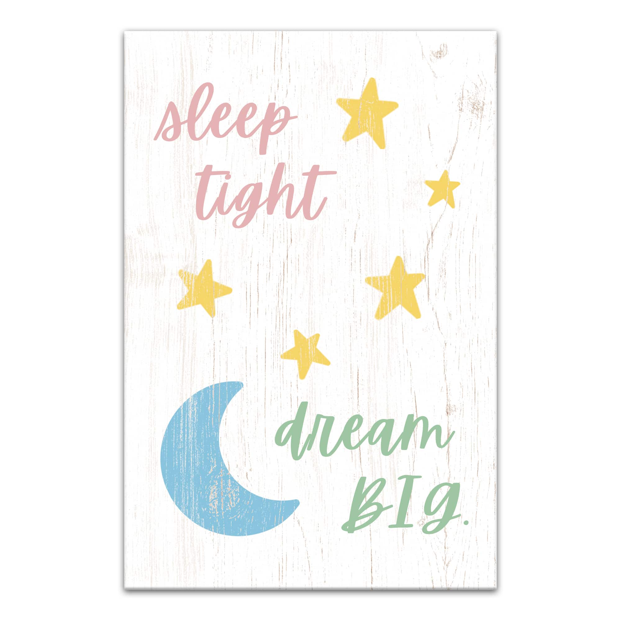 Sleep Tight Dream Big 20" x 30" Canvas Wall Art