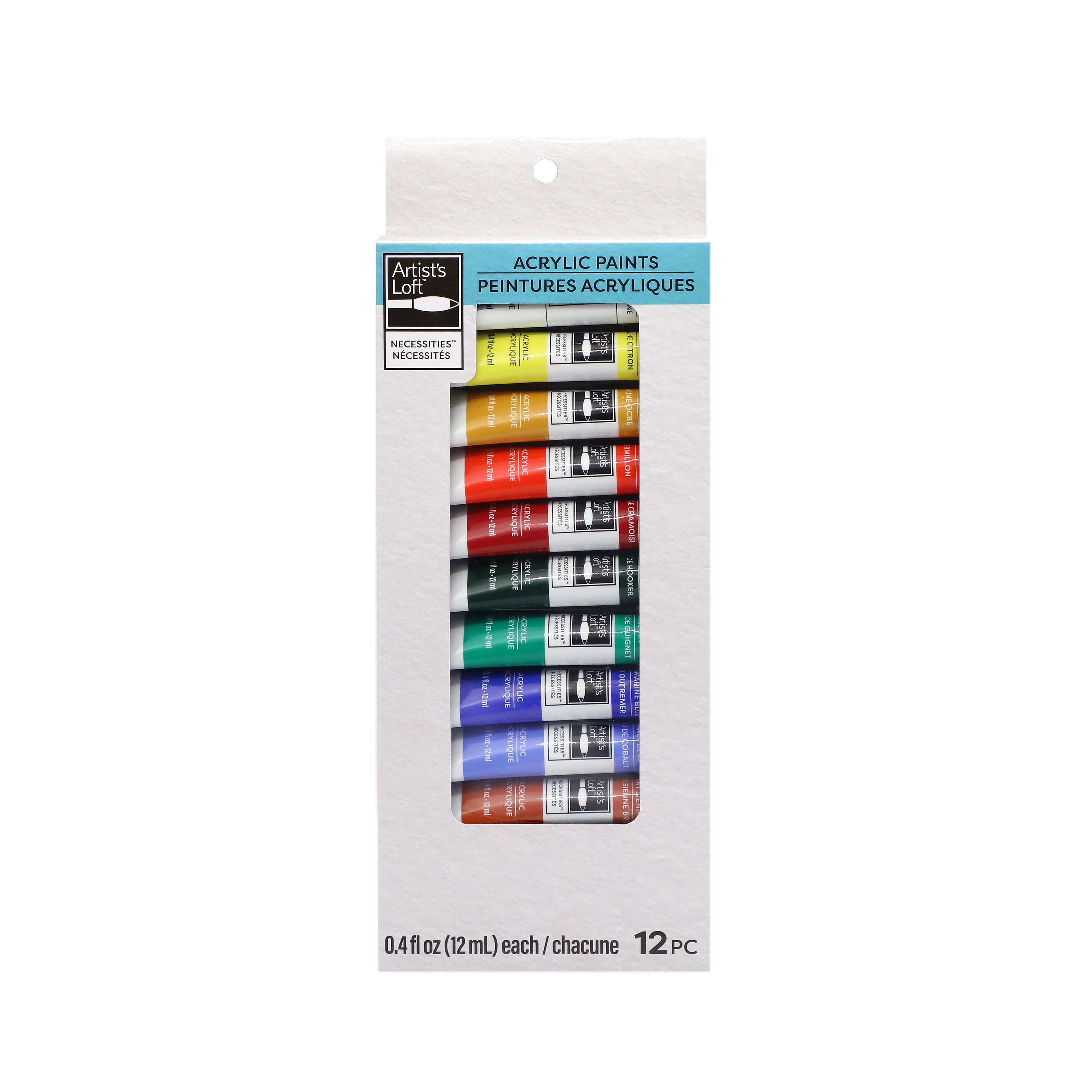 12 Colour Acrylic Paints by Artist's Loft™ Necessities™