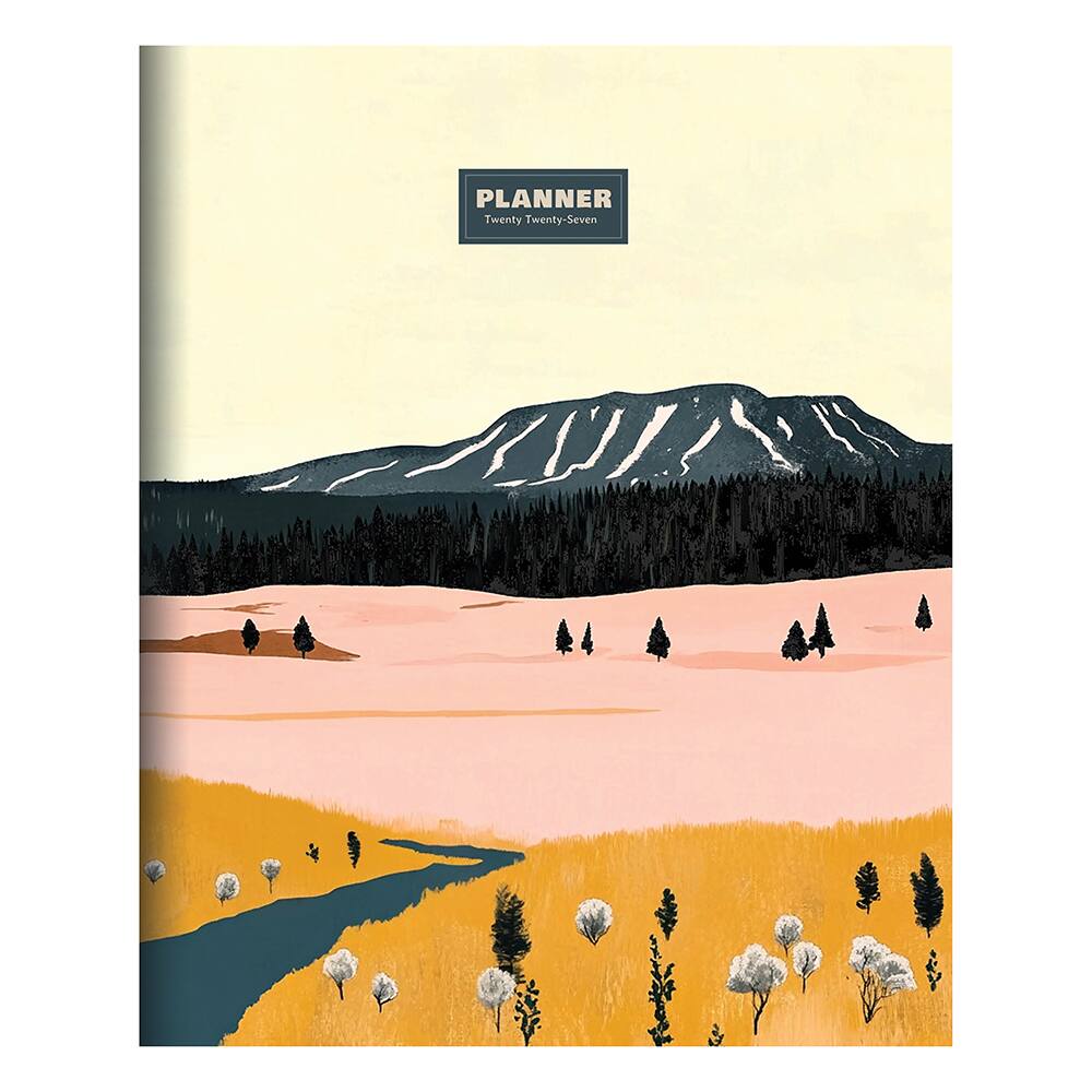 2027 Mountain Vista Medium Monthly Planner
