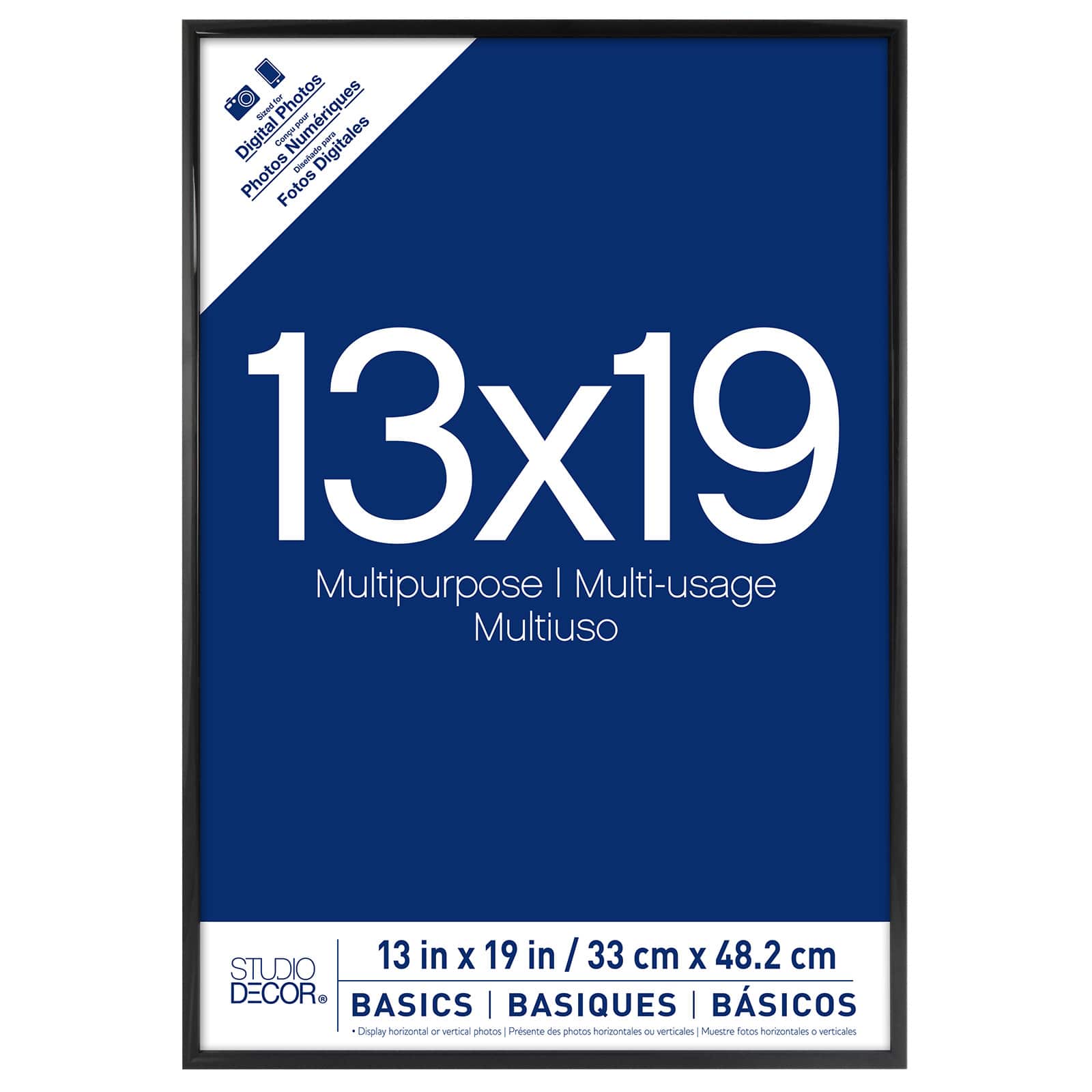 Basics Black Multipurpose Frame by Studio Décor®
