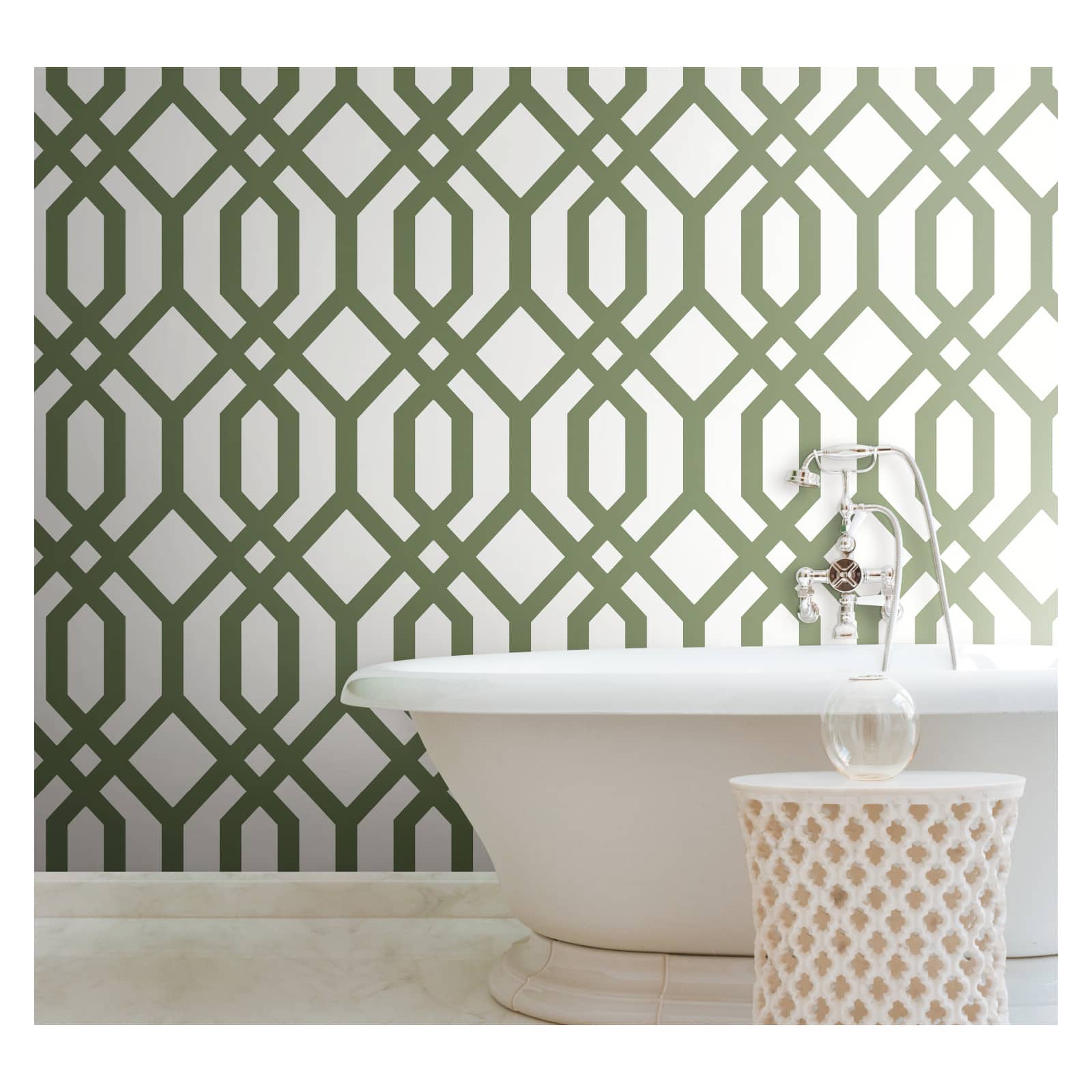 RoomMates Gazebo Lattice Peel & Stick Wallpaper