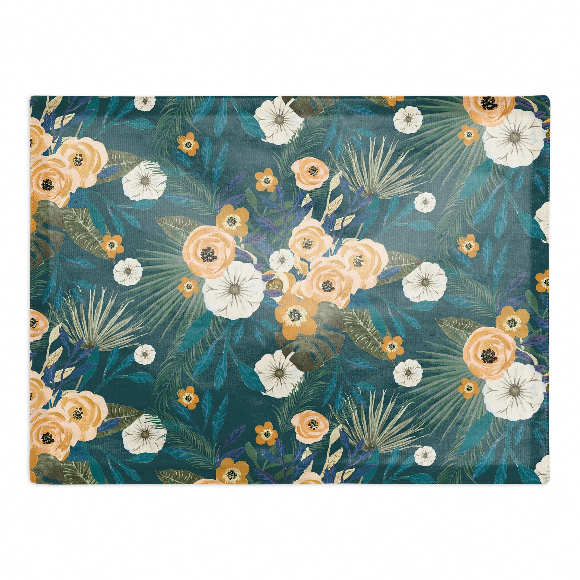 Tropical Floral Cotton Twill Placemat