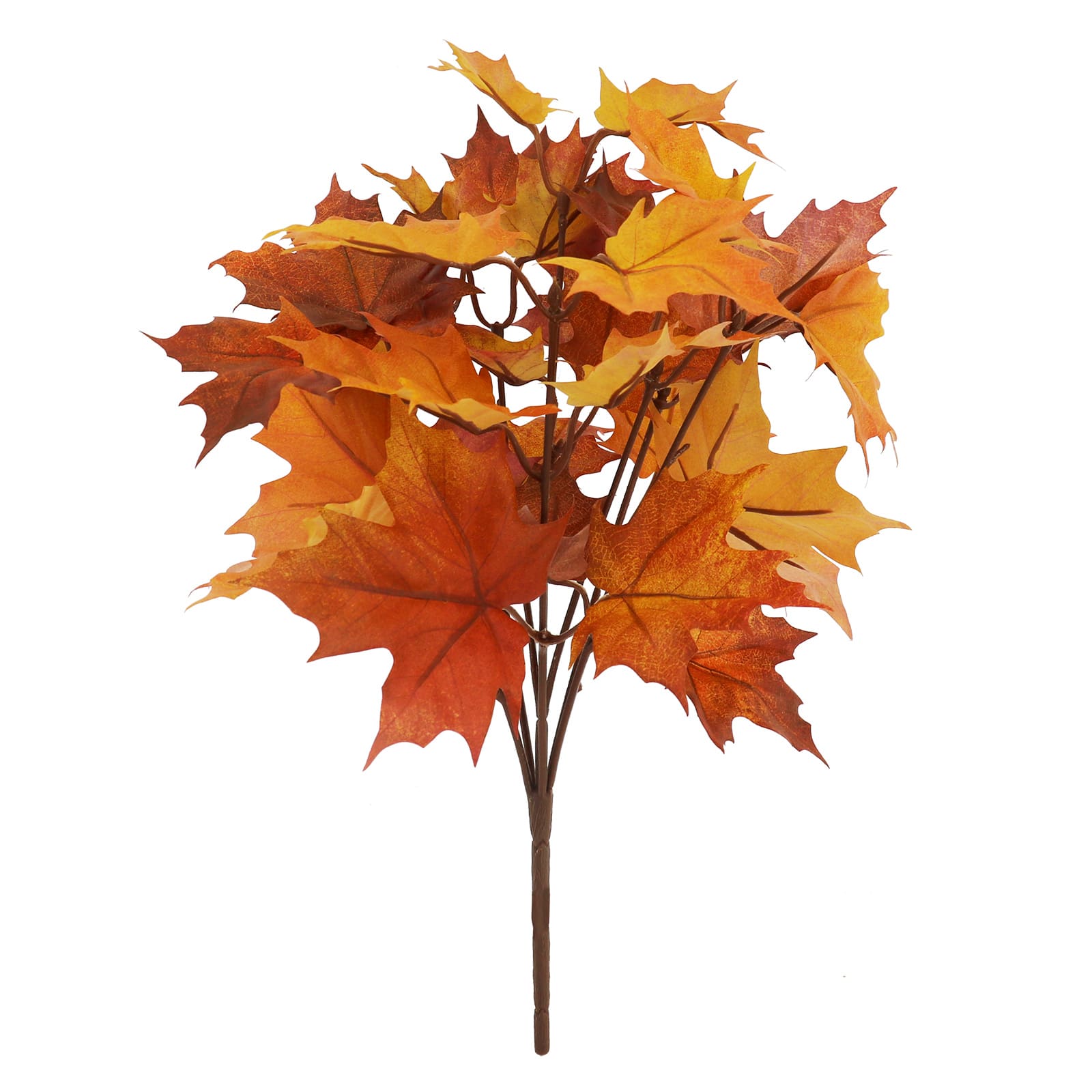 15" Yellow & Orange Maple Leaves Bush by Ashland®