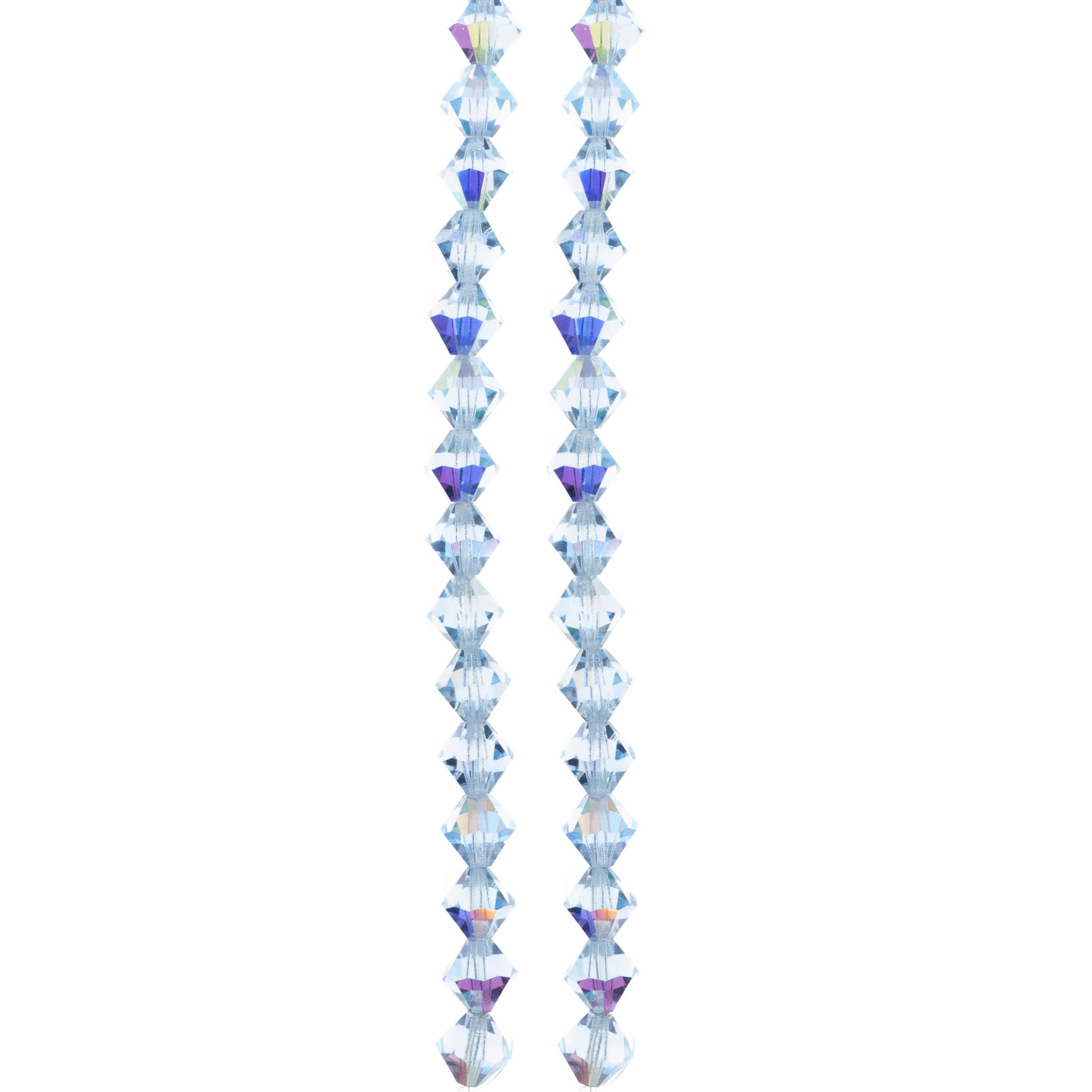 6 Pack: Preciosa Glass Crystal Bicone Beads, 8mm by Bead Landing™