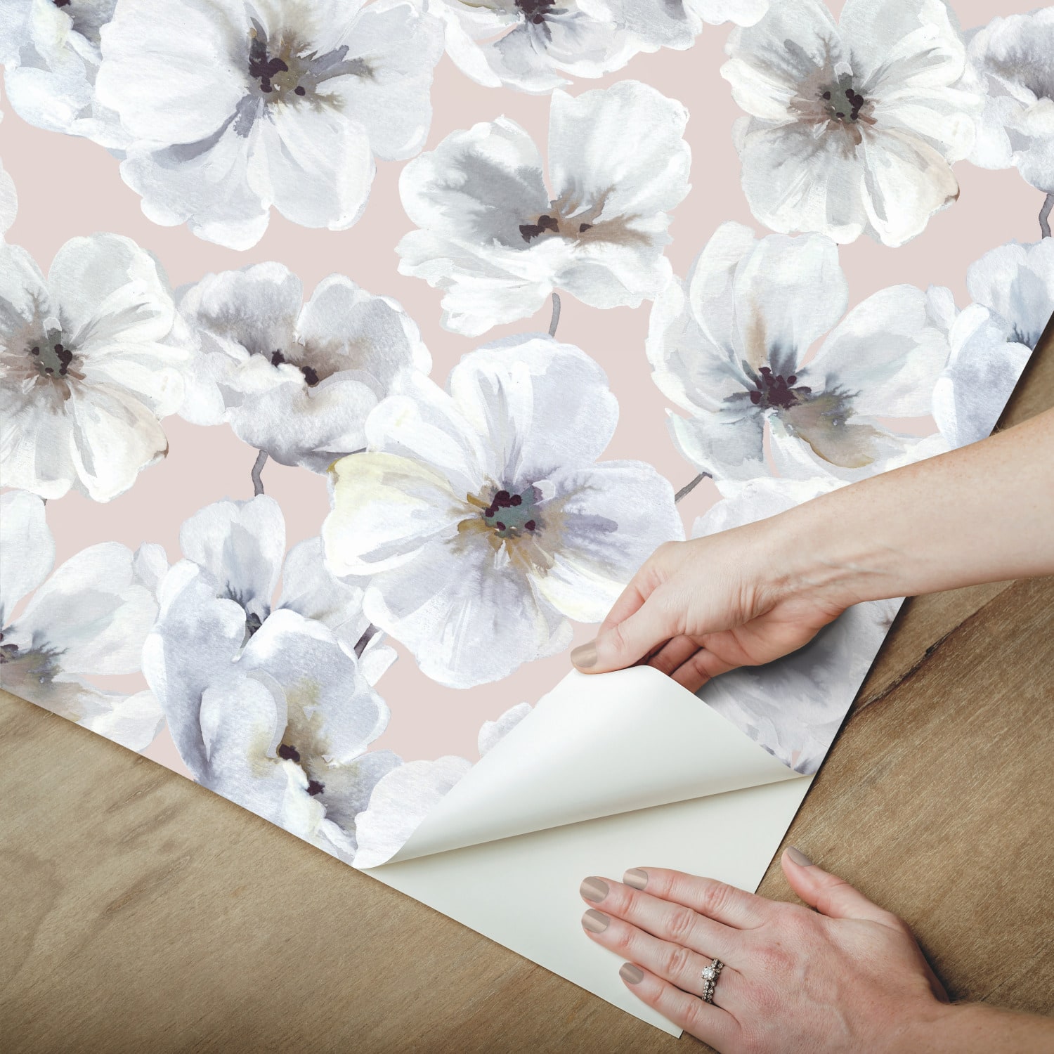 RoomMates Tamara Day Hawthorn Blossom Peel & Stick Wallpaper