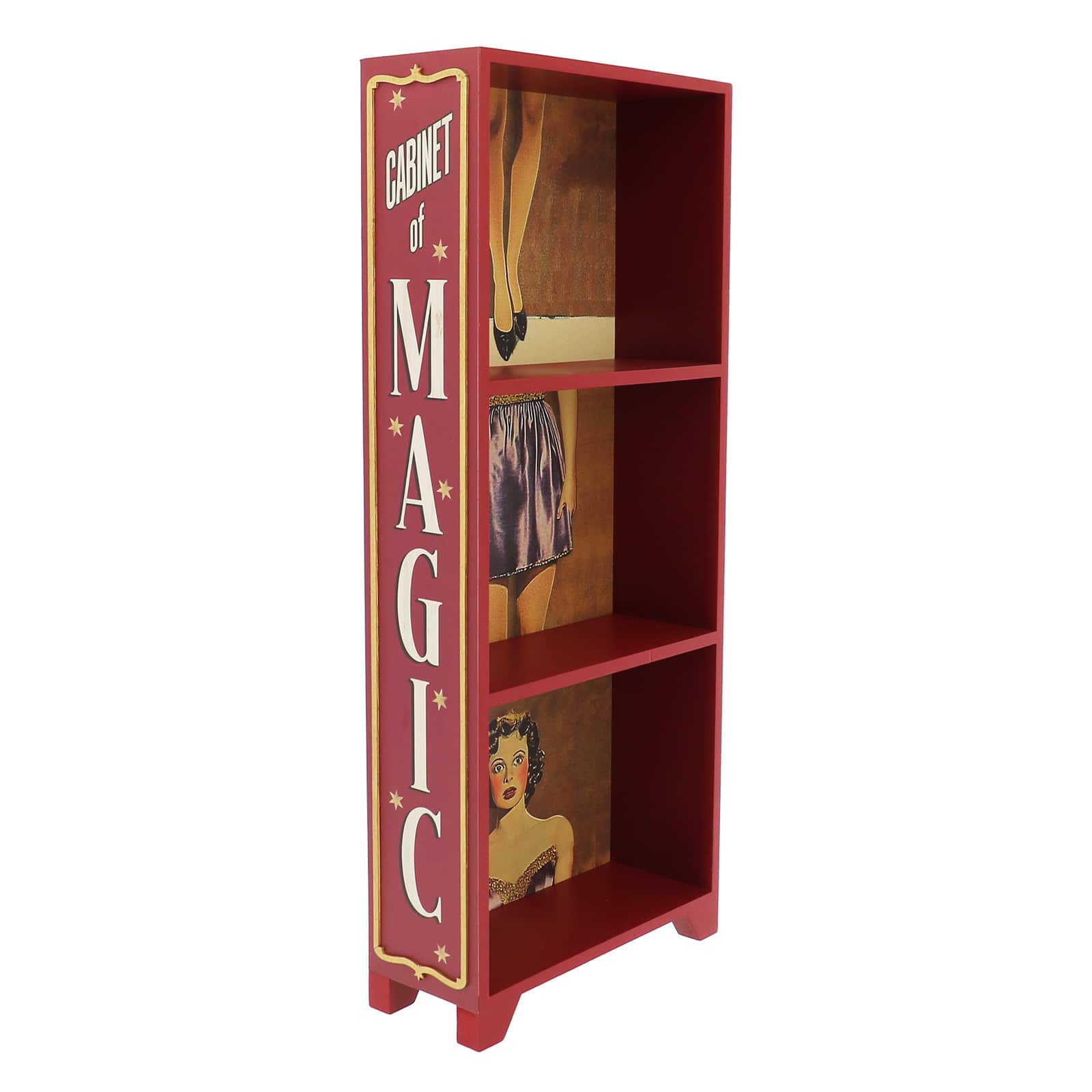 24" Red Zigzag Tabletop Shelf by Ashland®
