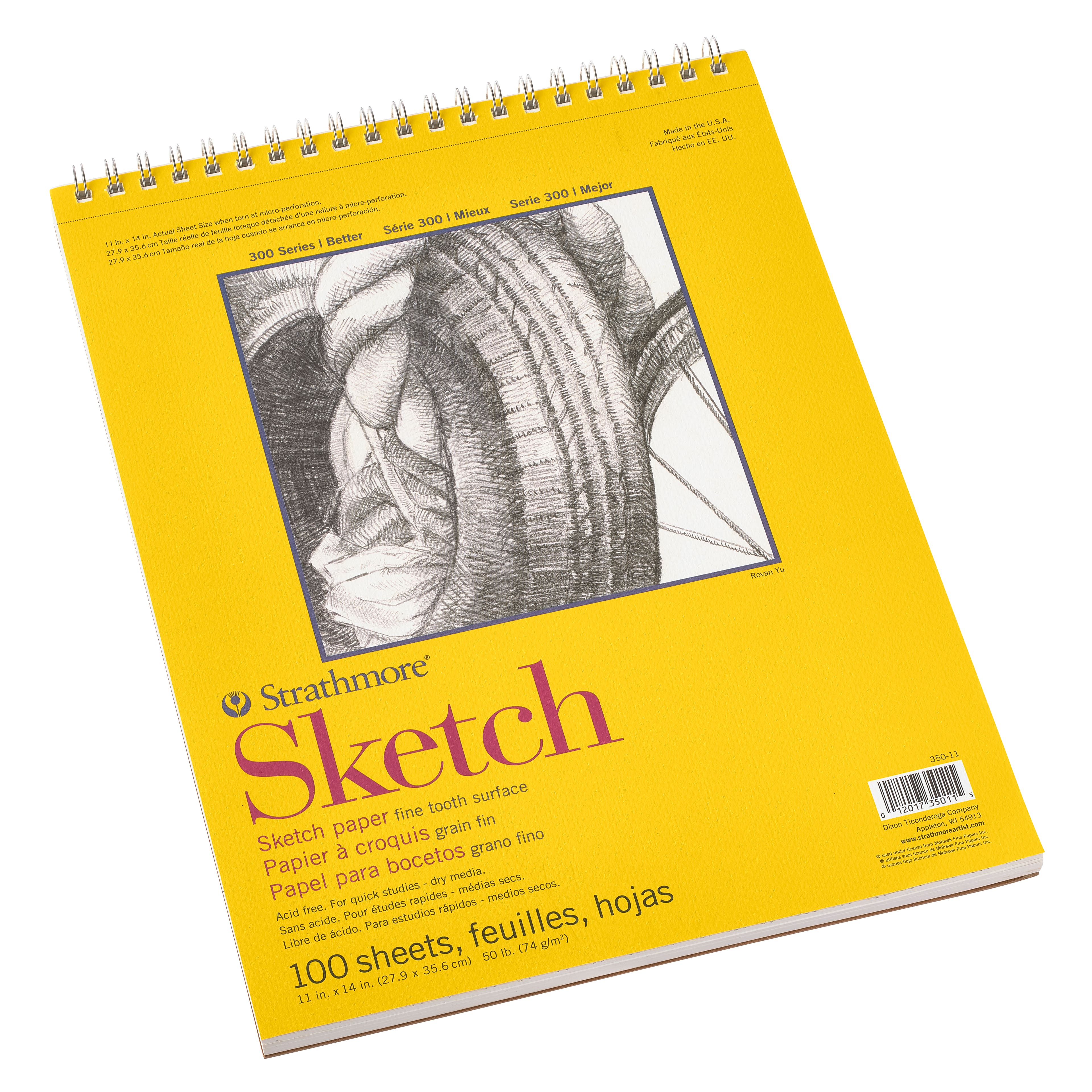 12 Pack: Strathmore® 300 Series Wired Sketch Paper Pad