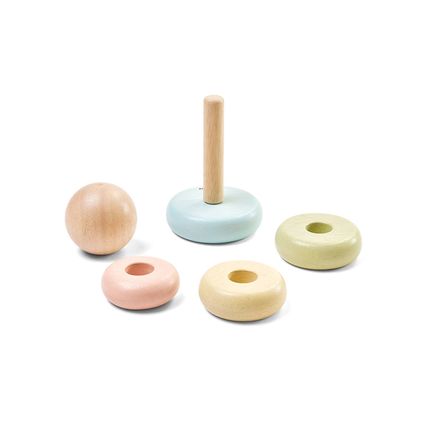 PlanToys Pastel First Stacking Ring Baby Toy Set