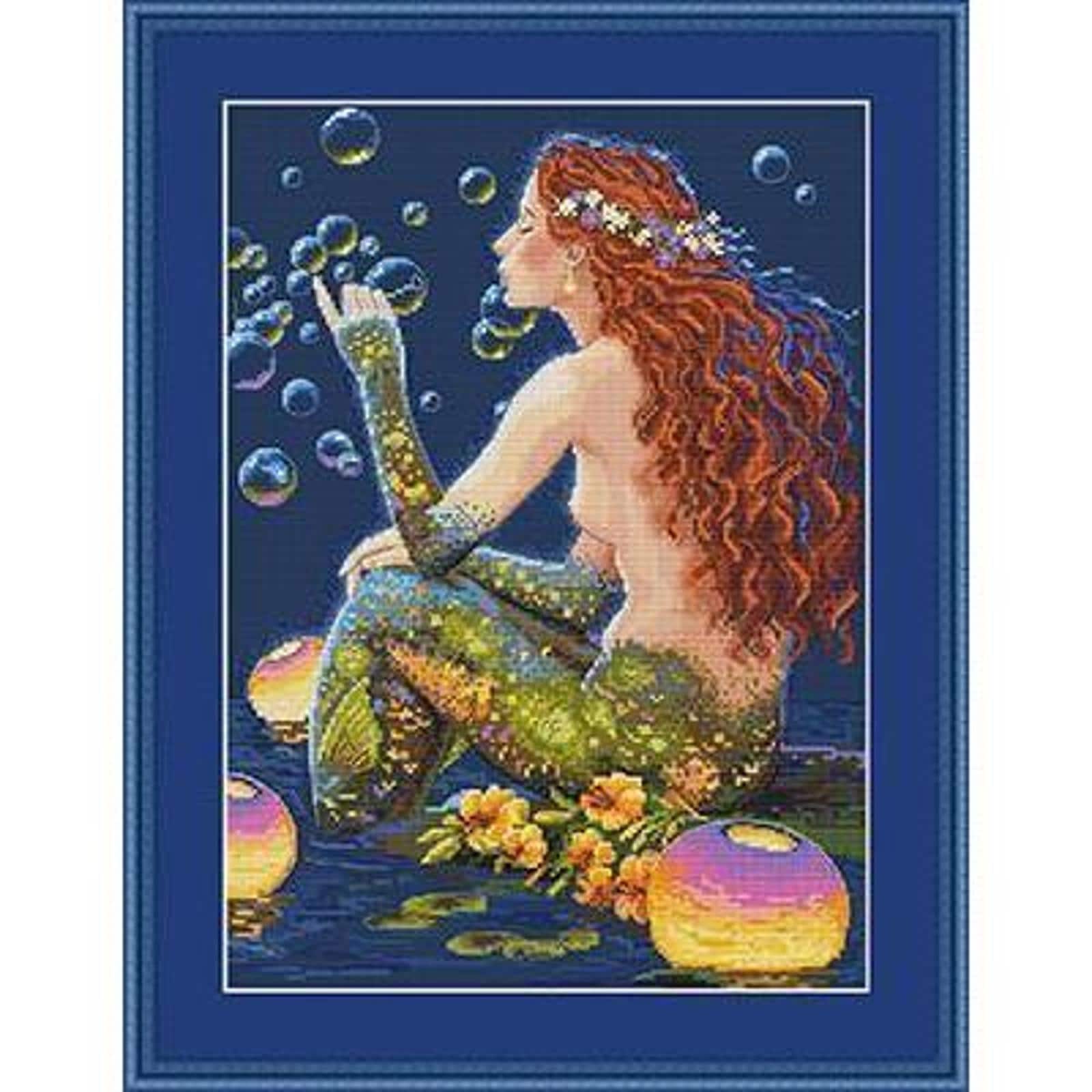 Merejka® Bubbles Counted Cross Stitch Kit