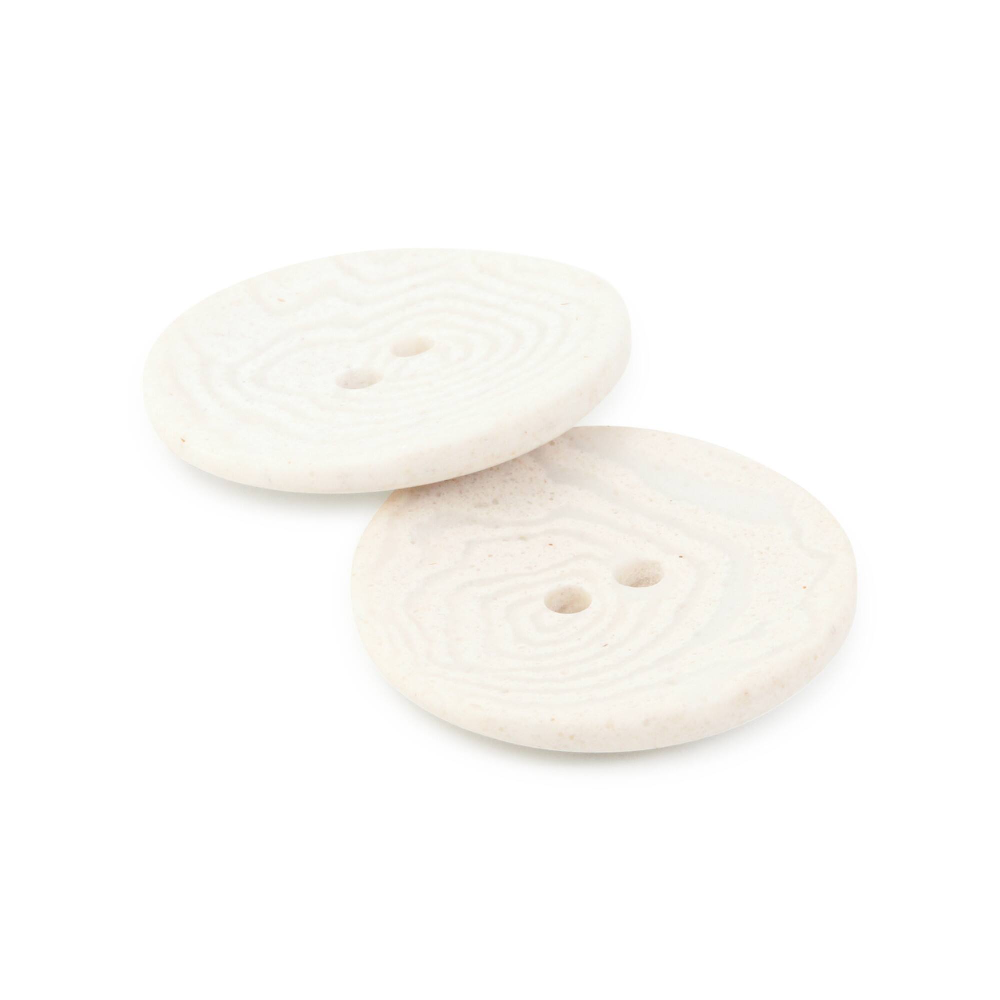 Dritz® 23mm Light Gray Recycled Corozo Round Button, 6ct.