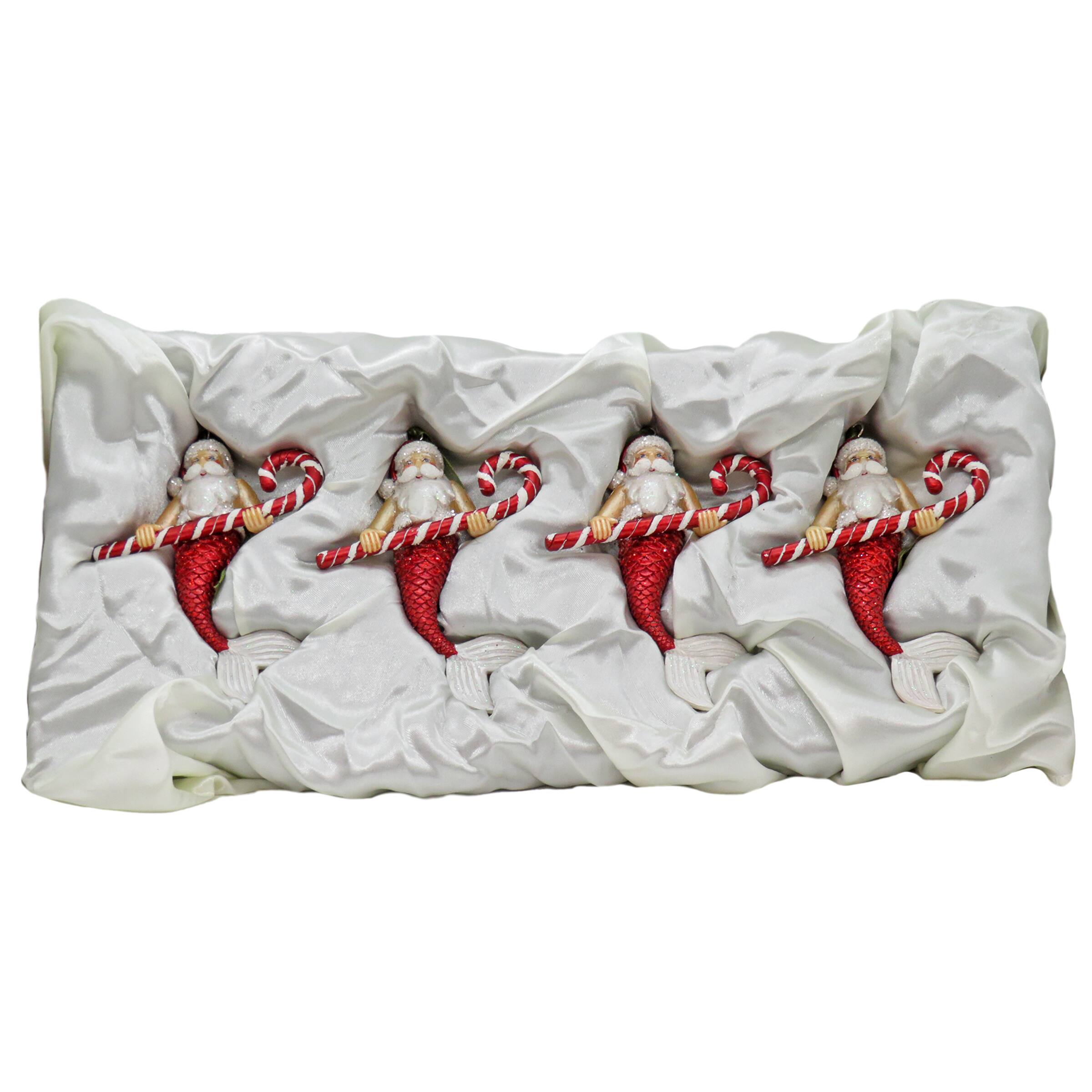 National Tree Company Santa Merman Ornaments, 4ct.