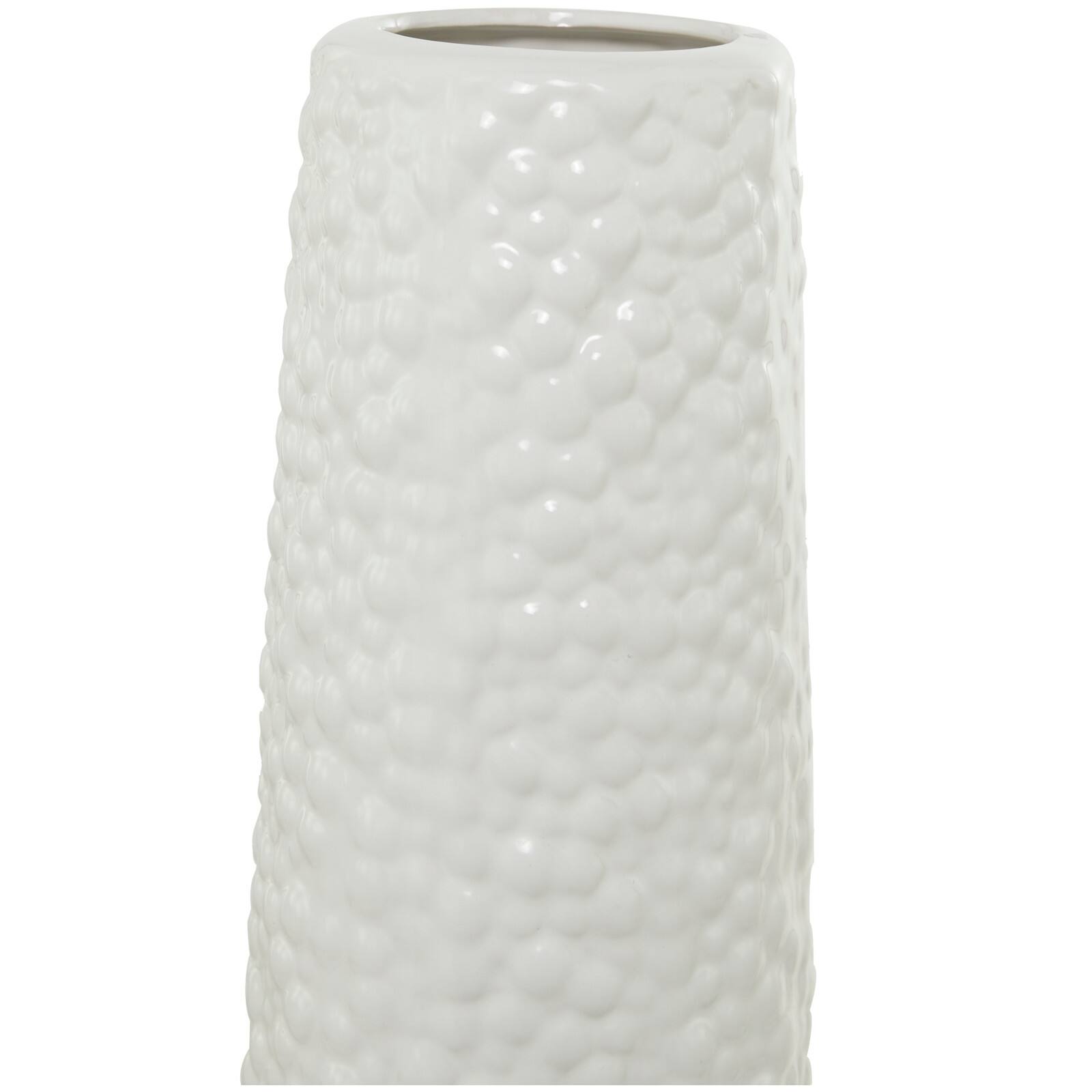 Modern Ceramic Vase with Bubble Texture