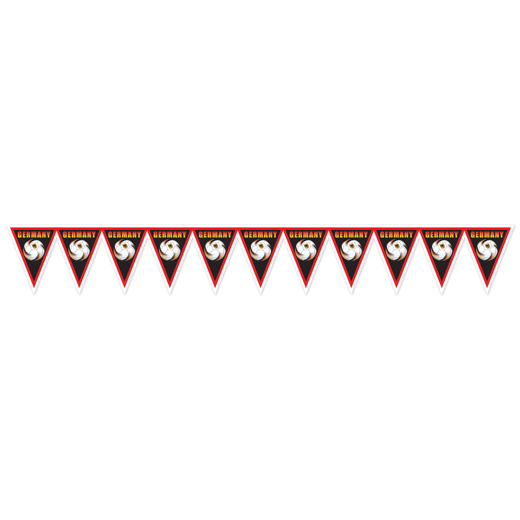 11" x 6.5ft. Germany Soccer Pennant Banner