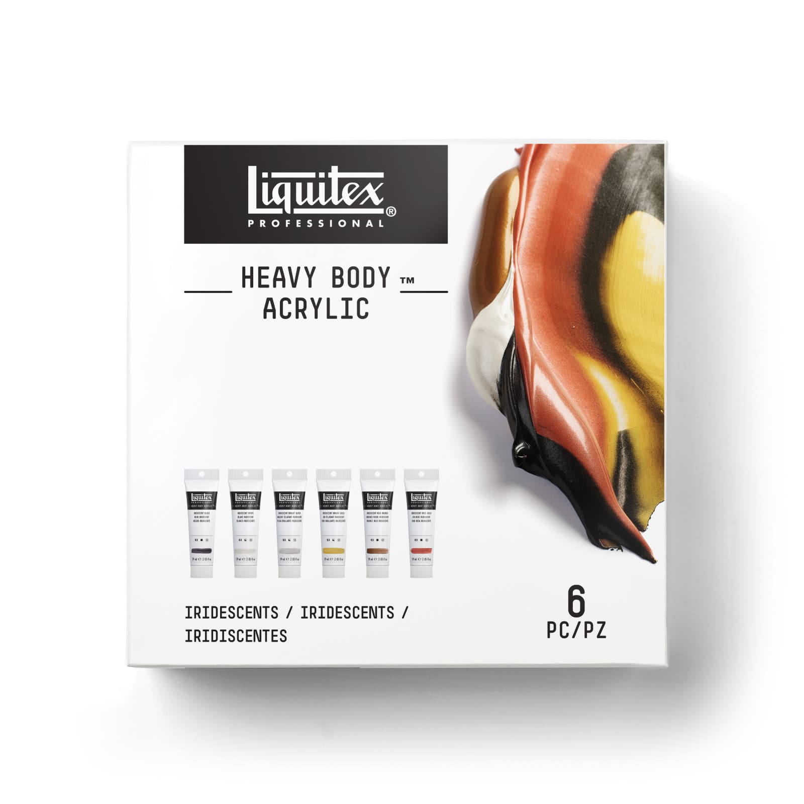 Liquitex® Professional Heavy Body Acrylic Iridescent 6 Color Set