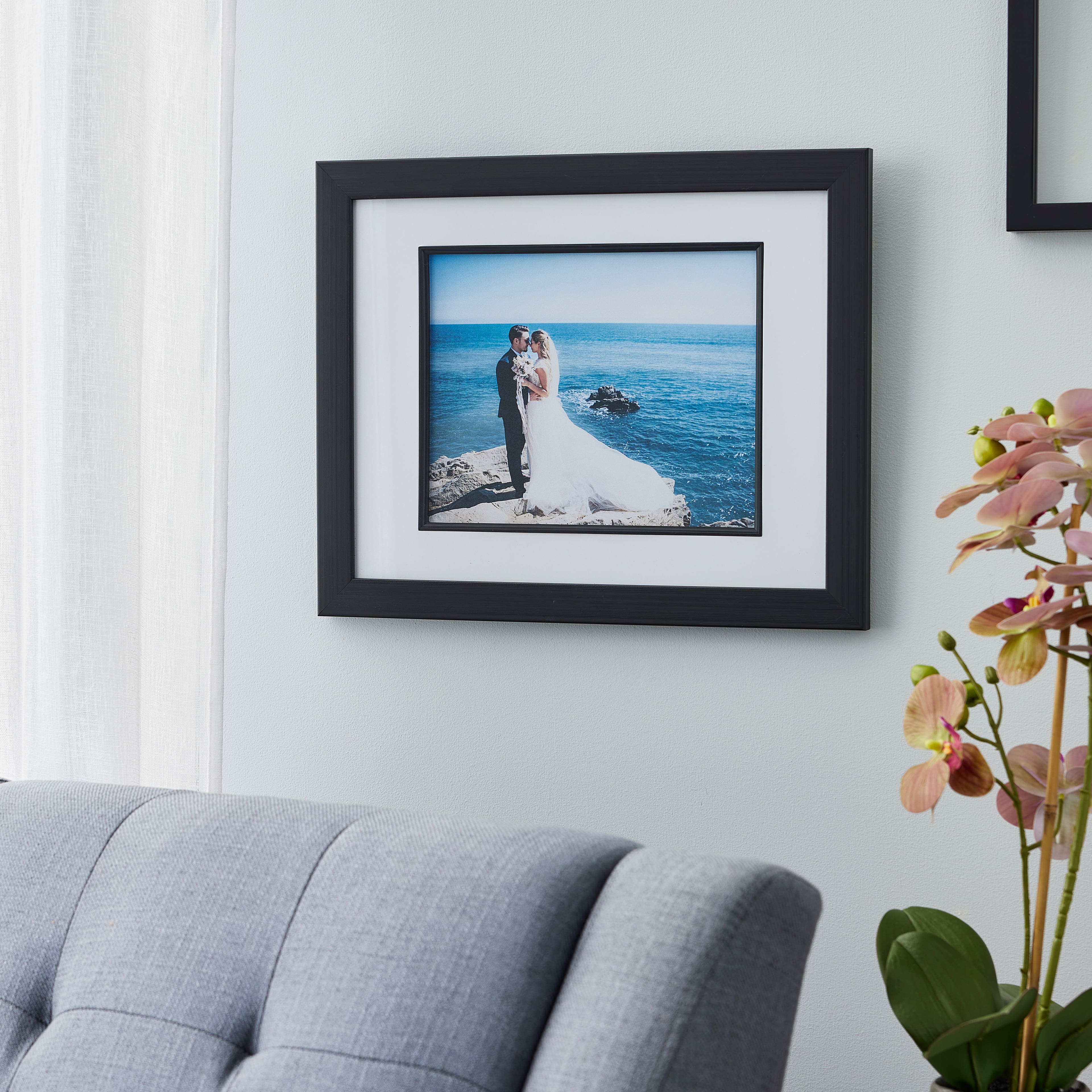 Home Black Studio Frame with Mat by Studio Décor®