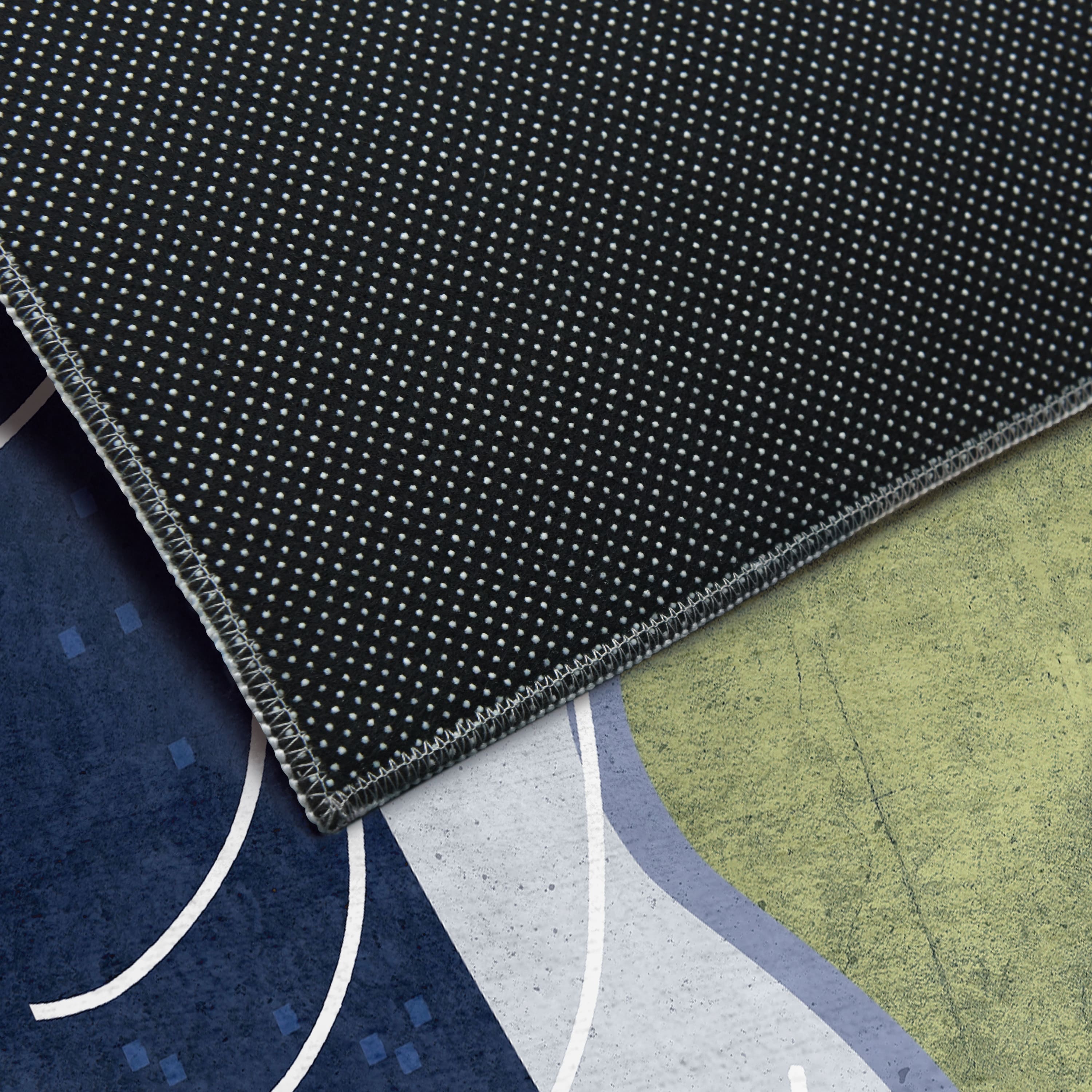 Empire Art Direct 5ft. x 7.5ft. Area I Tapis D'Art Aura Washable Geometric Area Rug