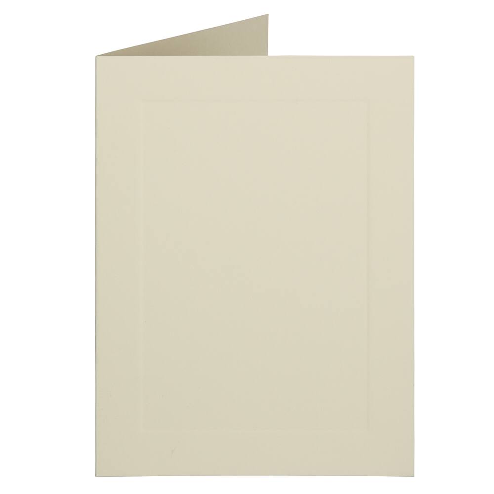 JAM Paper 4.62" x 6.25" Ivory Panel Blank Foldover Cards