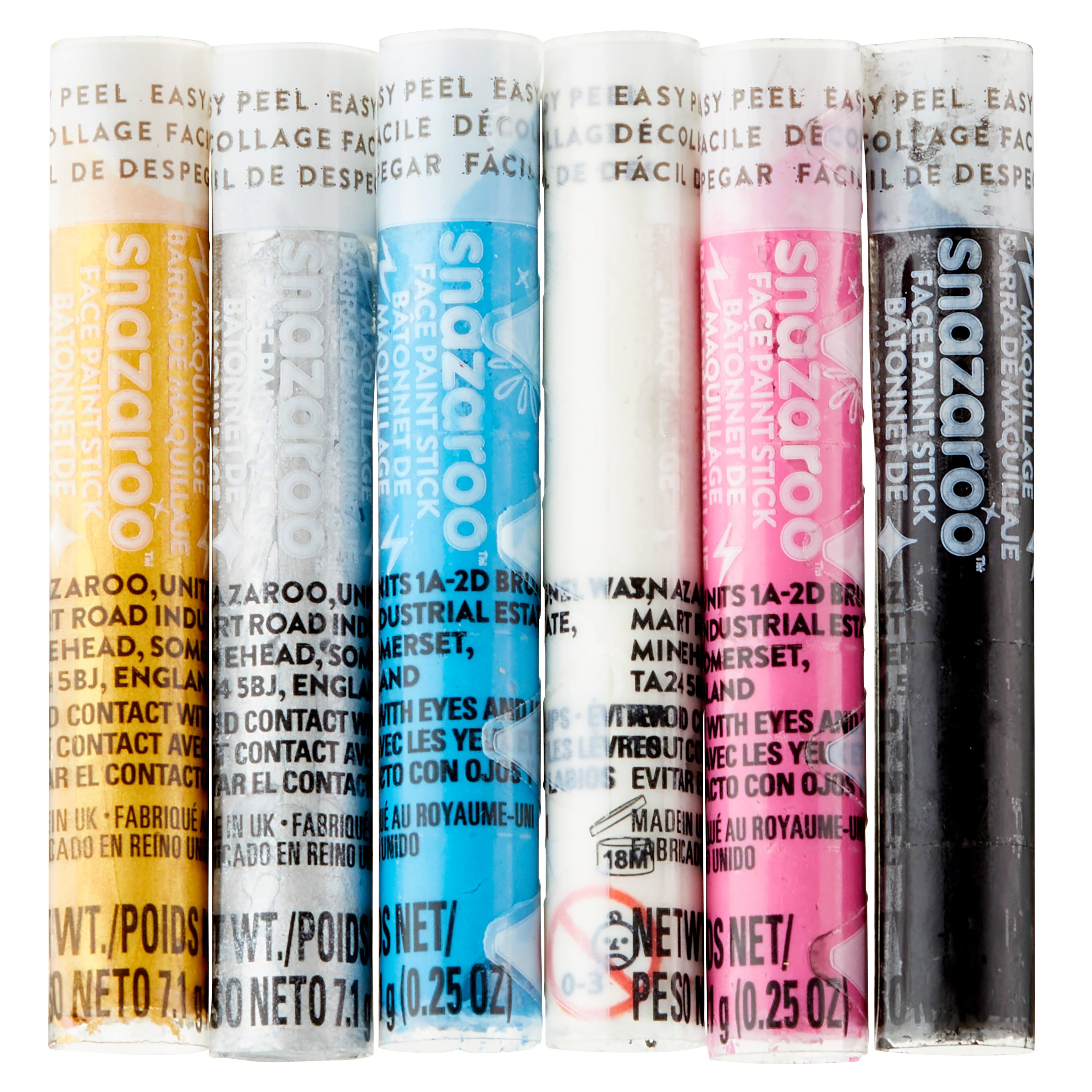 12 Packs: 6 ct. (72 total) Snazaroo™ Face Painting Sticks