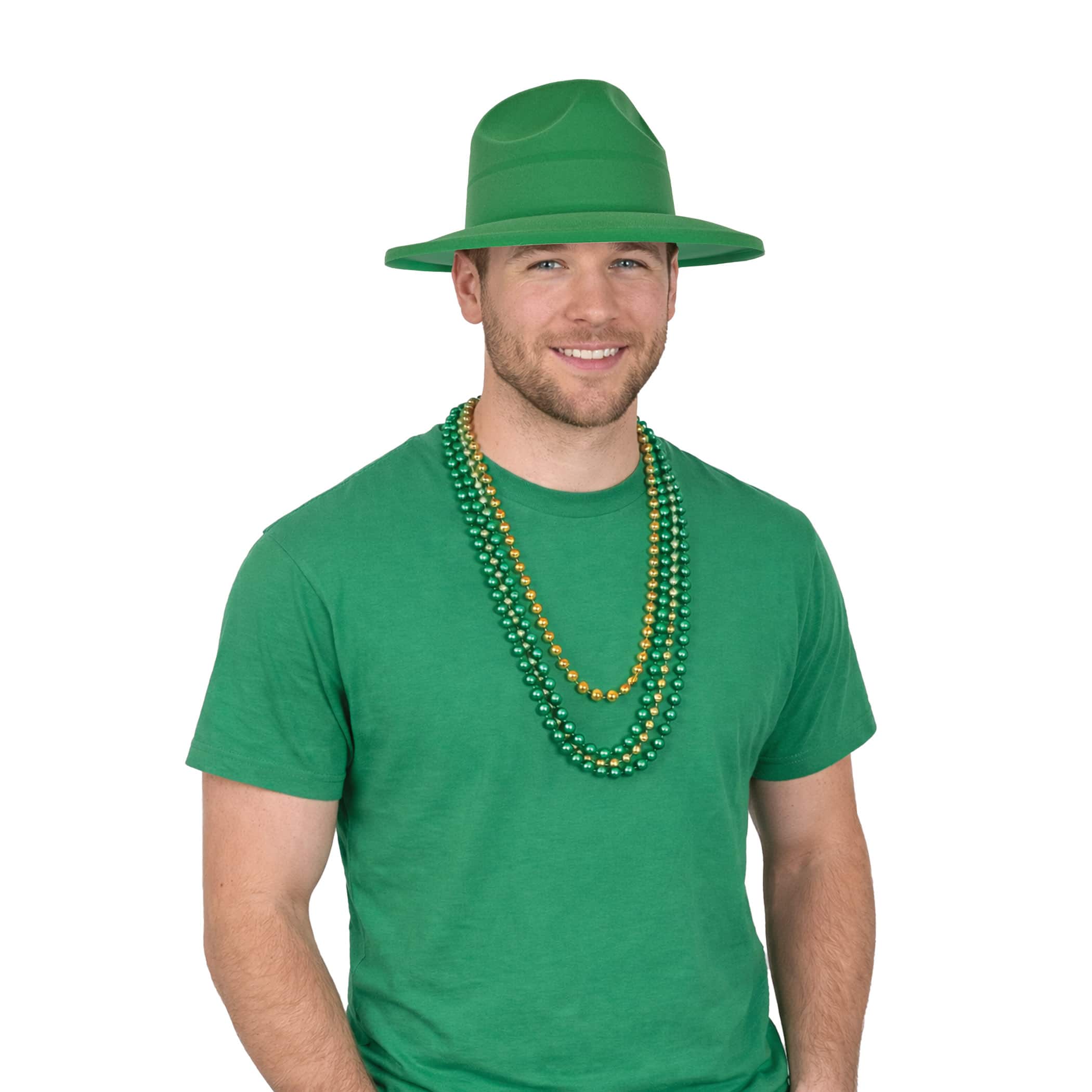 Beistle Adult Green Velour Fedoras, 5ct.