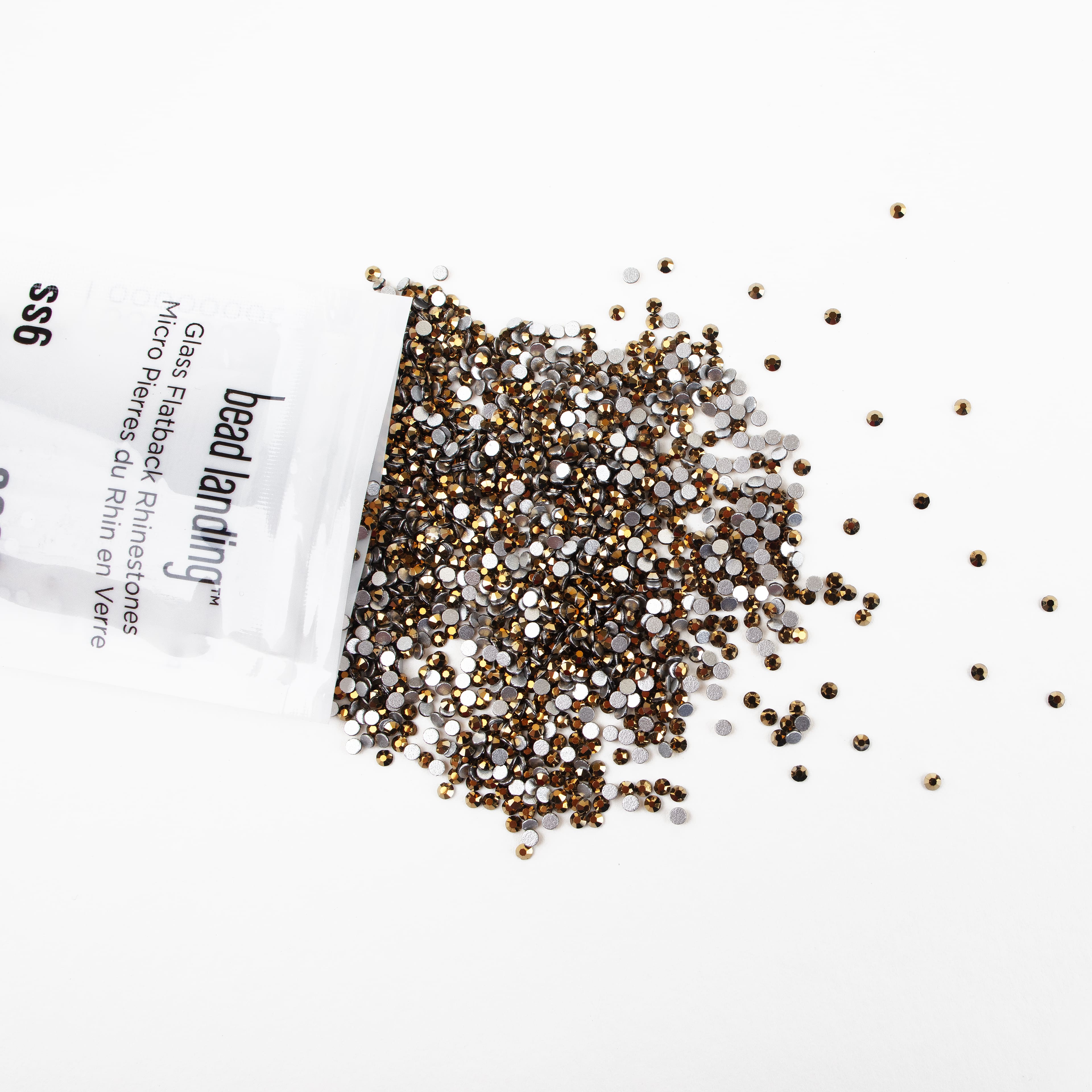 12 Pack: SS6 Glass Flatback Rhinestones by Bead Landing™