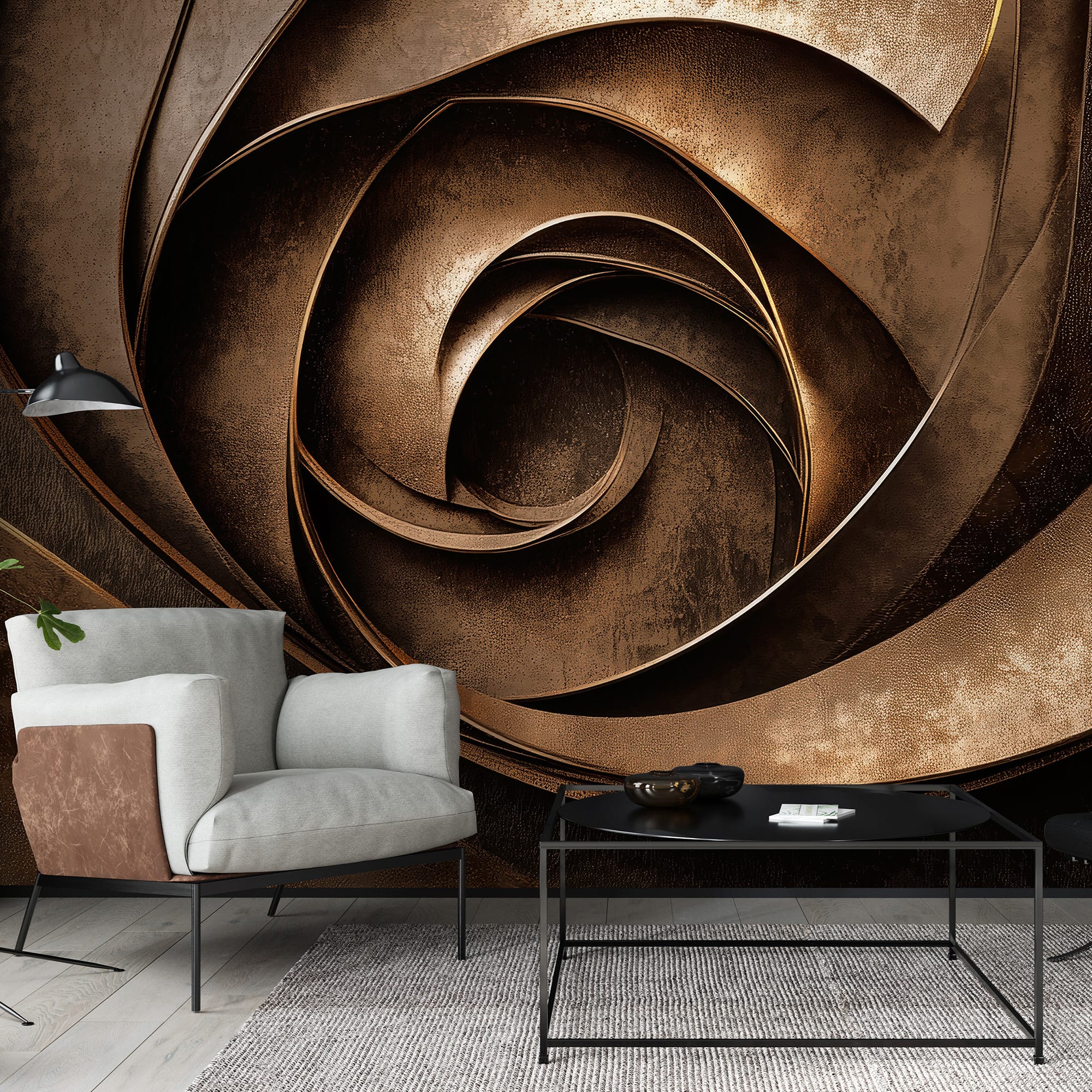 Designs Direct Core of Quiet Bronze Wall Mural
