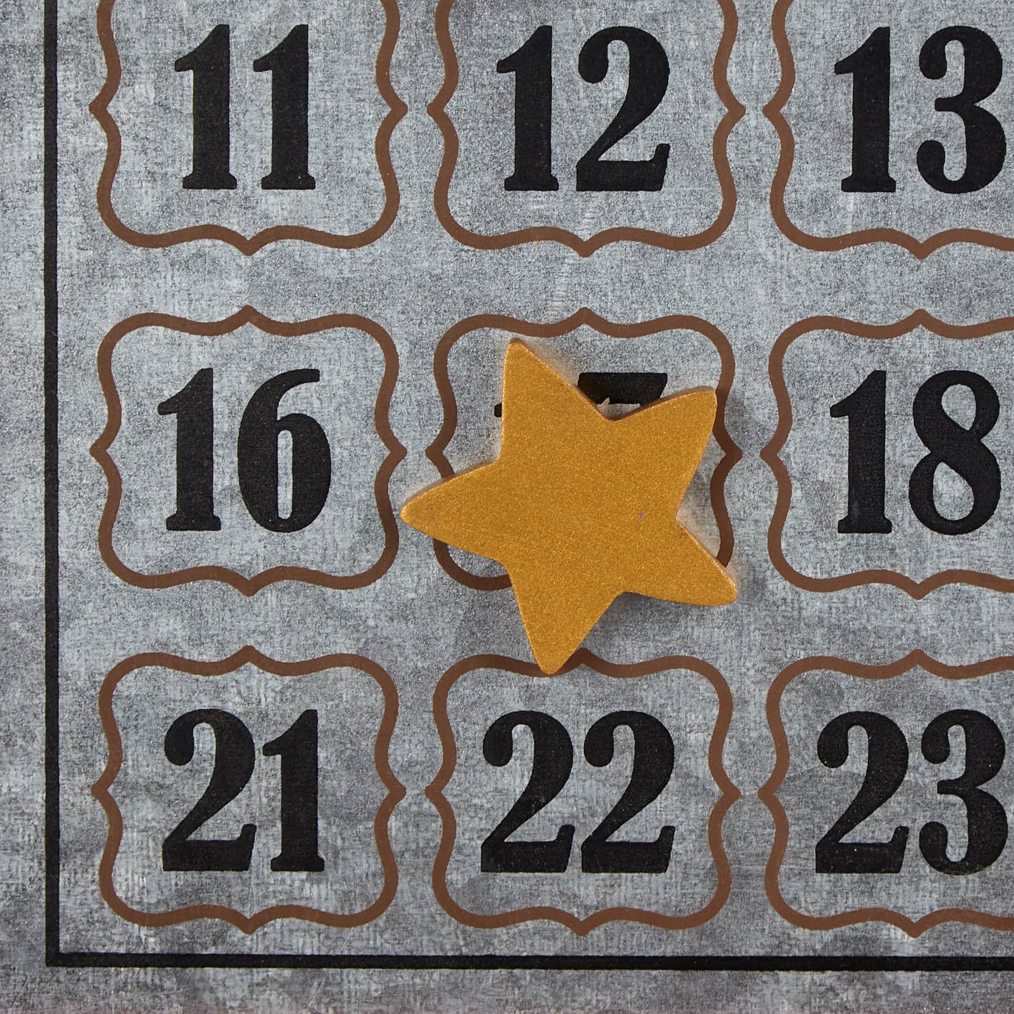 DII® Chalkboard & Galvanized Tin Days 'Til Christmas Advent Calendar