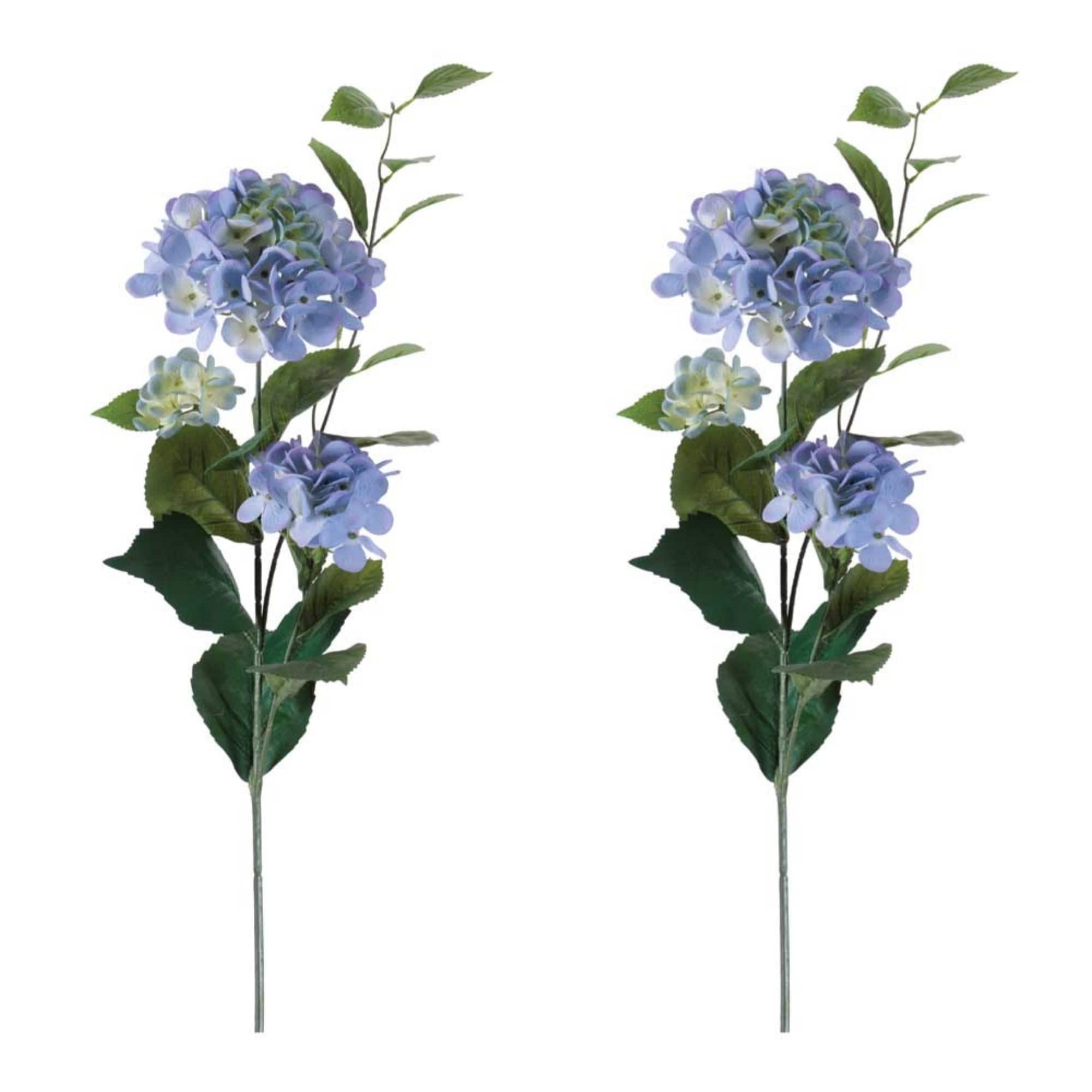 Melrose 39" Light Blue Artificial Hydrangea Floral Sprays, 2ct.