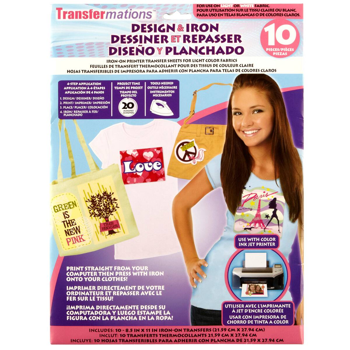 Get the June Tailor® Light T-Shirt Transfer Sheets at Michaels
