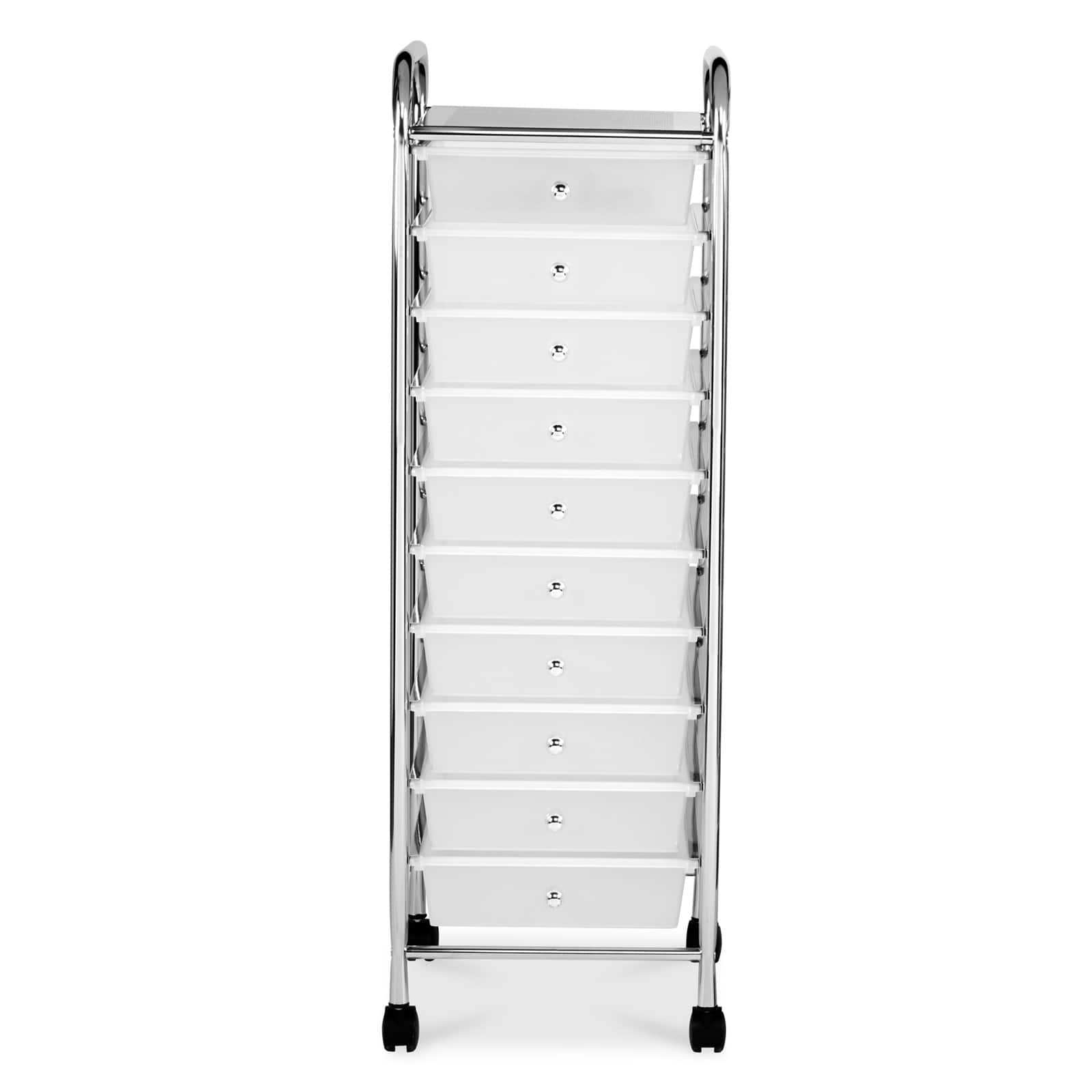 Purchase The Clear 10 Drawer Rolling Organizer By Recollections