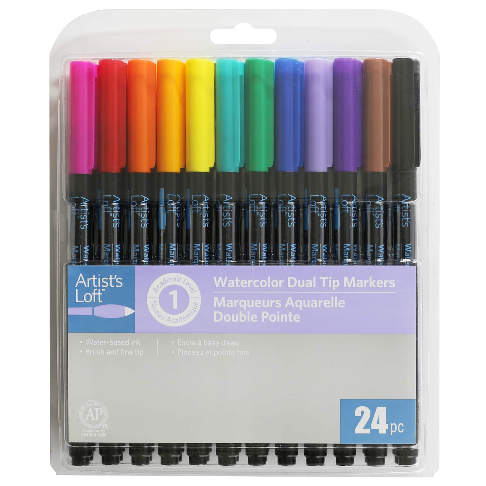 Artist's Loft 24 Color Dual Tip Markers ~*SALE 20% Off* Perfect Tool for ~  Sketching ~ Drawing ~ Calligraphy & other Artist's FREE Shipping