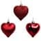 8 Pack 2.5" Glittery Heart Ornaments by Celebrate It™