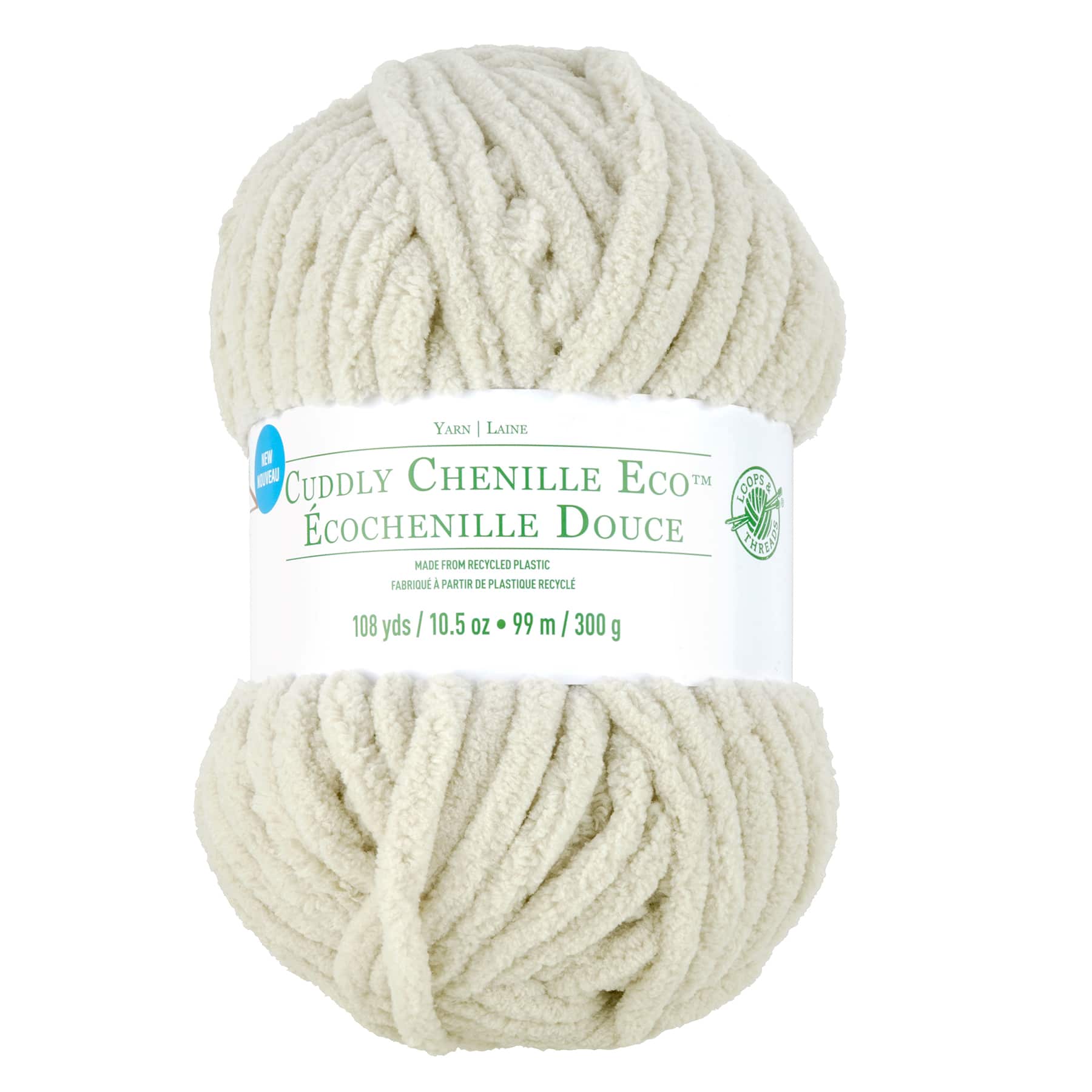 Cuddly Chenille Eco™ Yarn by Loops & Threads™