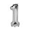 Wizardi 32" Silver Number Foil Balloon