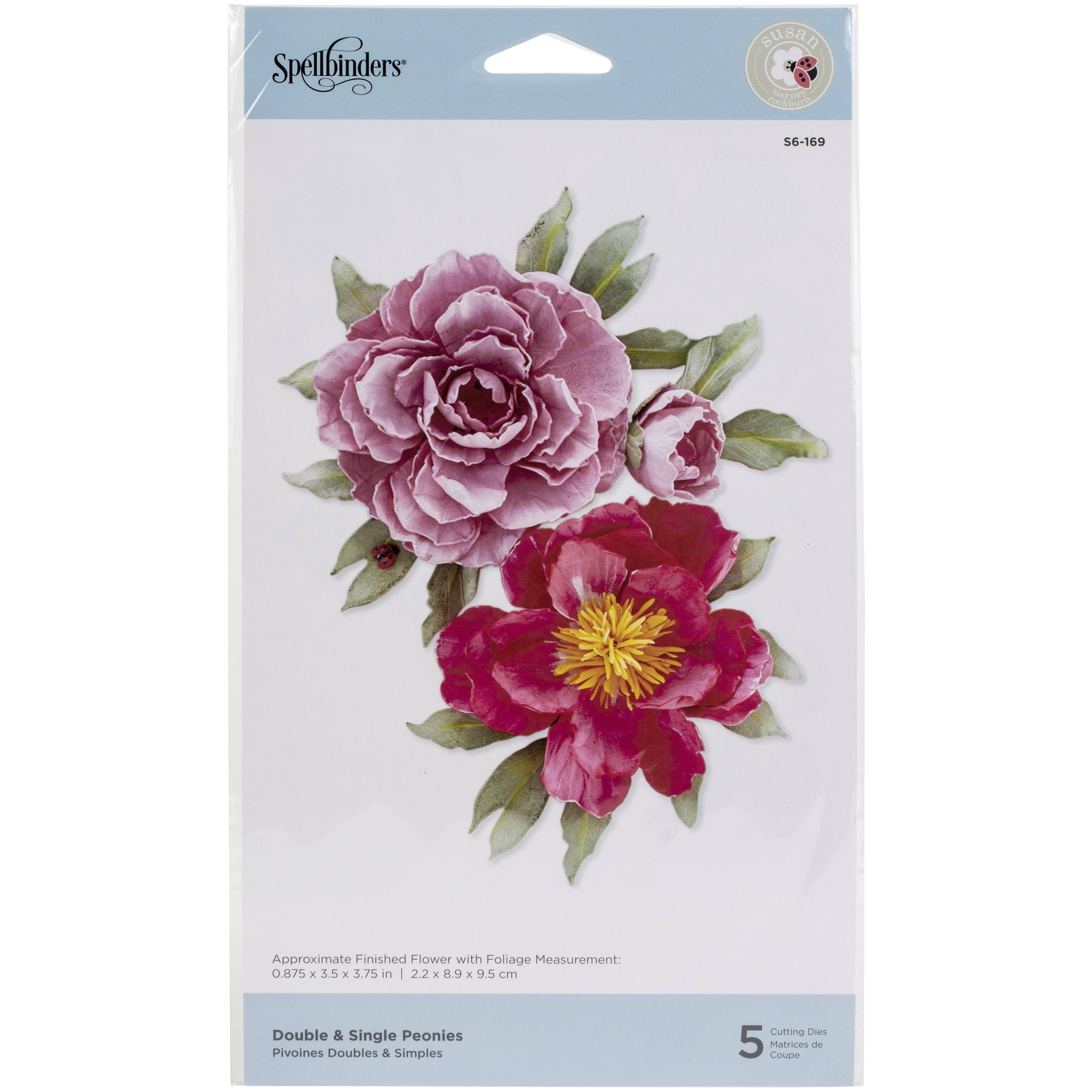 Spellbinders® Double & Single Peonies Etched Dies | Michaels®