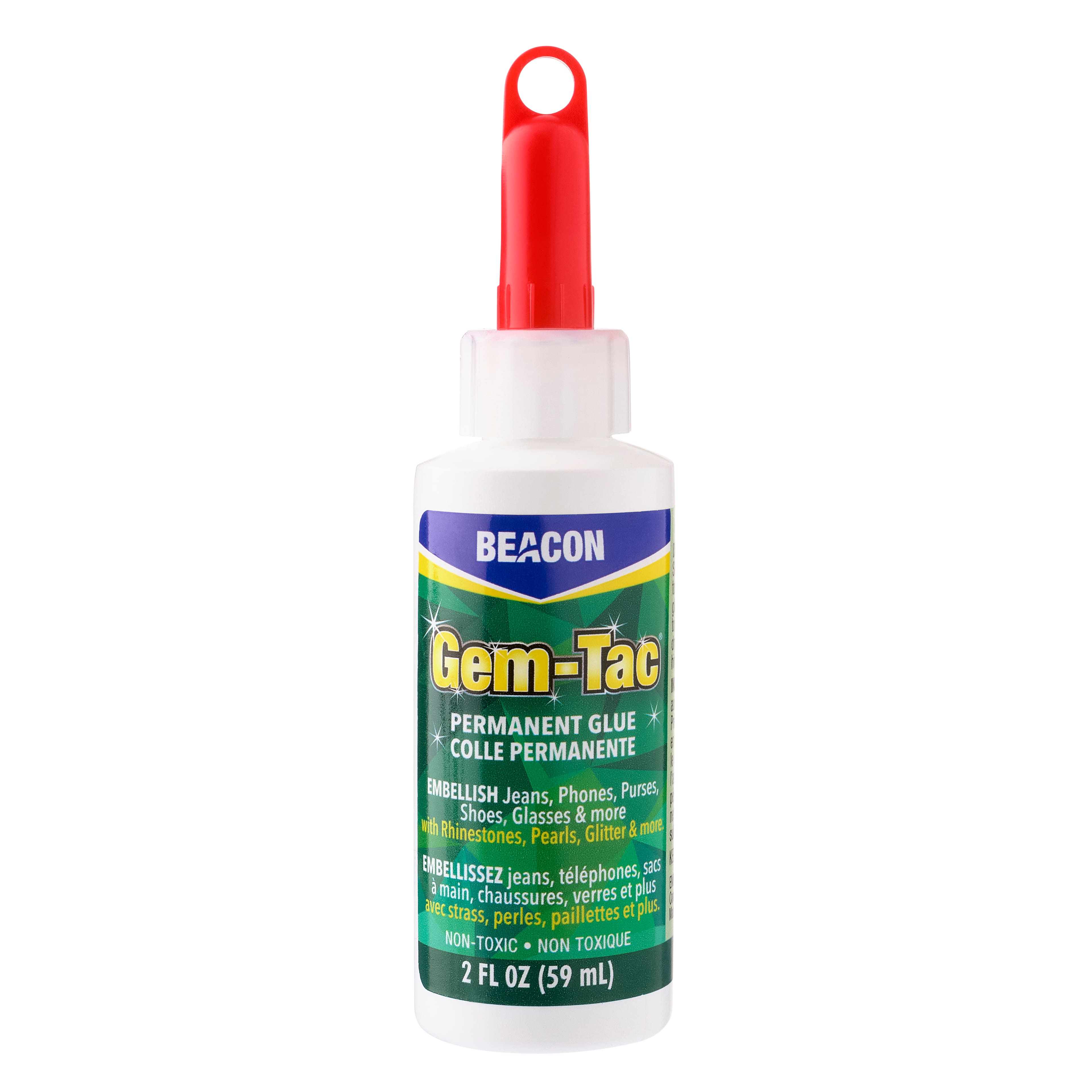 Colle permanente pour pierres du Rhin Gem-Tac de Beacon, 59 ml