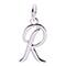 Silver Plated Script Letter Charm by Bead Landing™