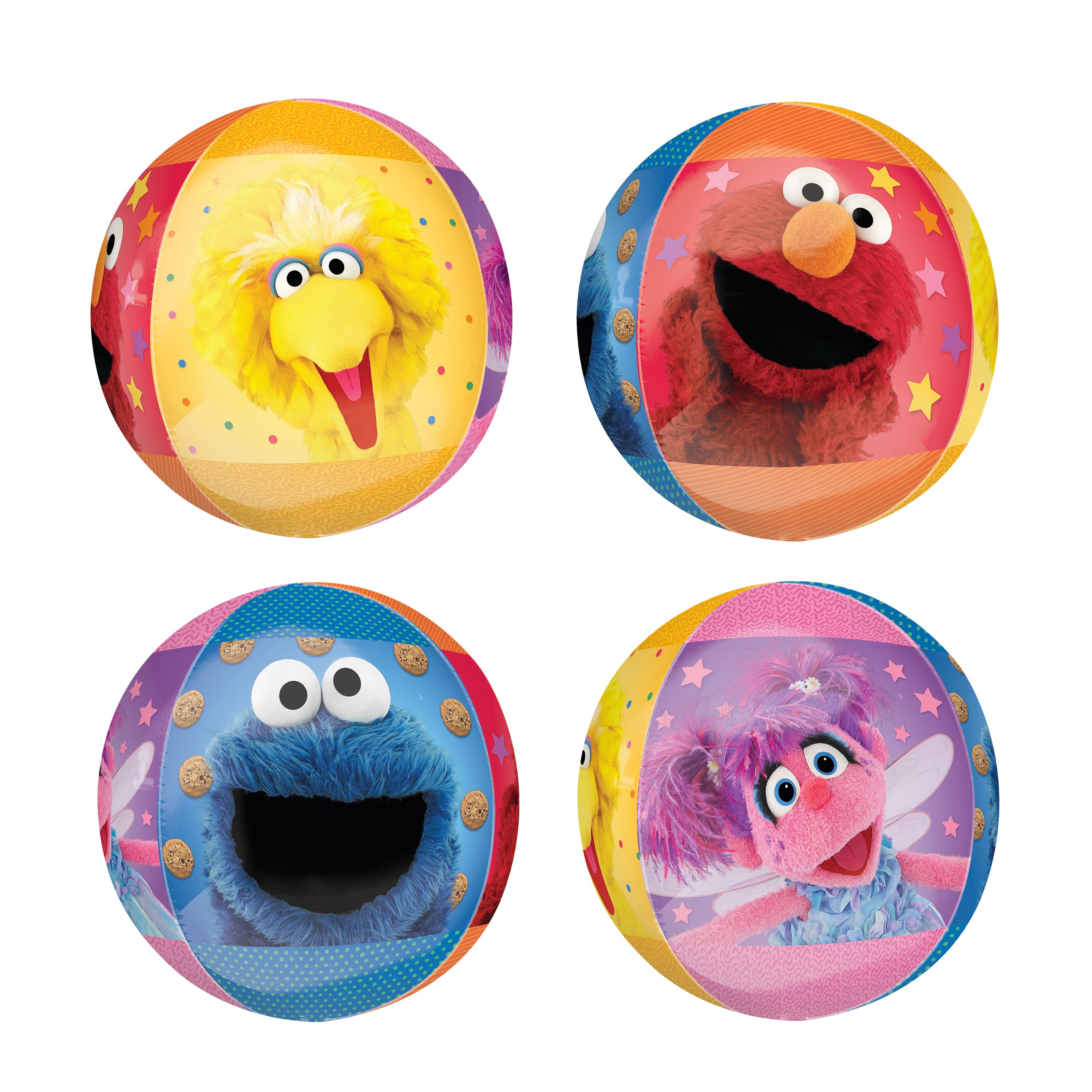 Orbz&#xAE; XL&#x2122; 16&#x22; Sesame Street Characters Foil Balloon