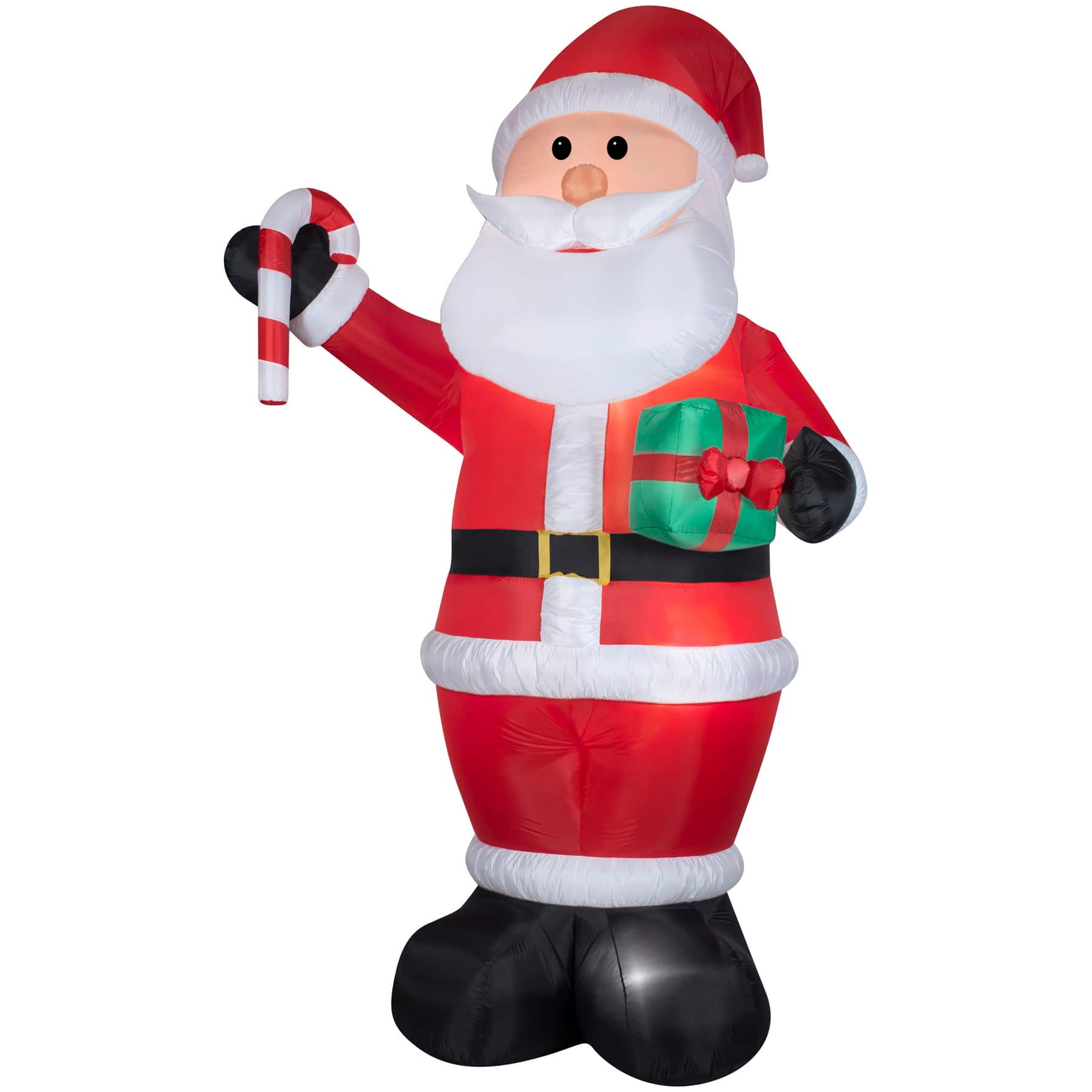12ft. Airblown® Inflatable Santa with Gift & Candy Cane