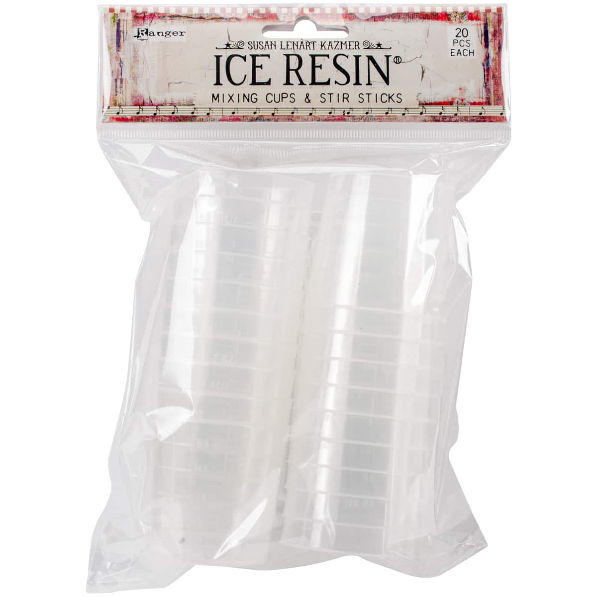 Susan Lenart Kazmer Ice Resin® Mixing Cups & Stir Sticks, 20ct. Michaels