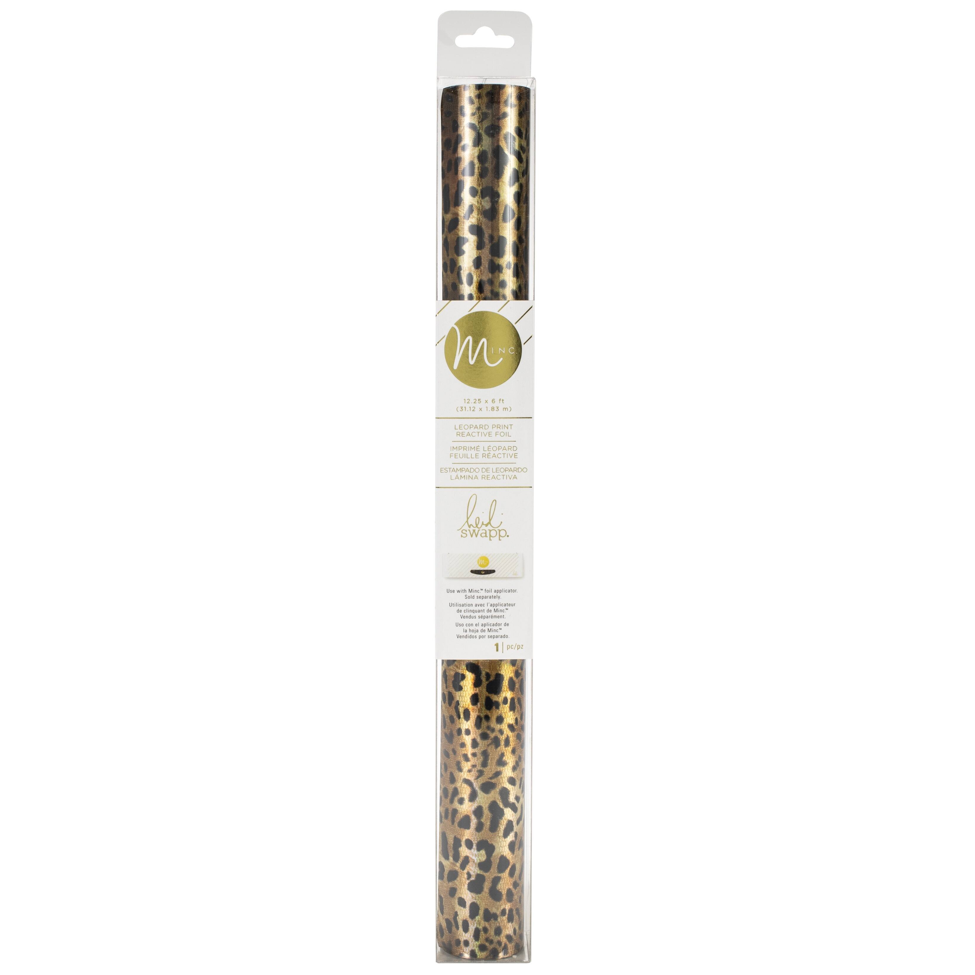 Heidi Swapp&#xAE; Minc&#xAE; 6ft. Leopard Reactive Foil Roll