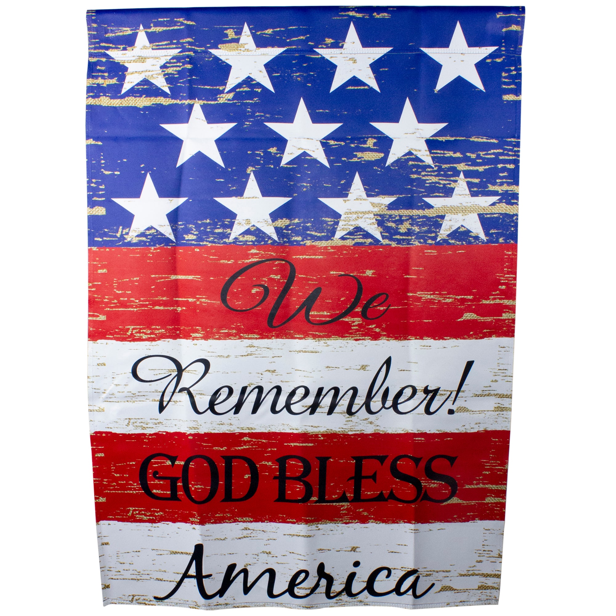 We Remember! Patriotic American Outdoor House Flag