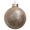 8 Pack 2.5" Glass Glitter Ball Ornaments by Ashland®