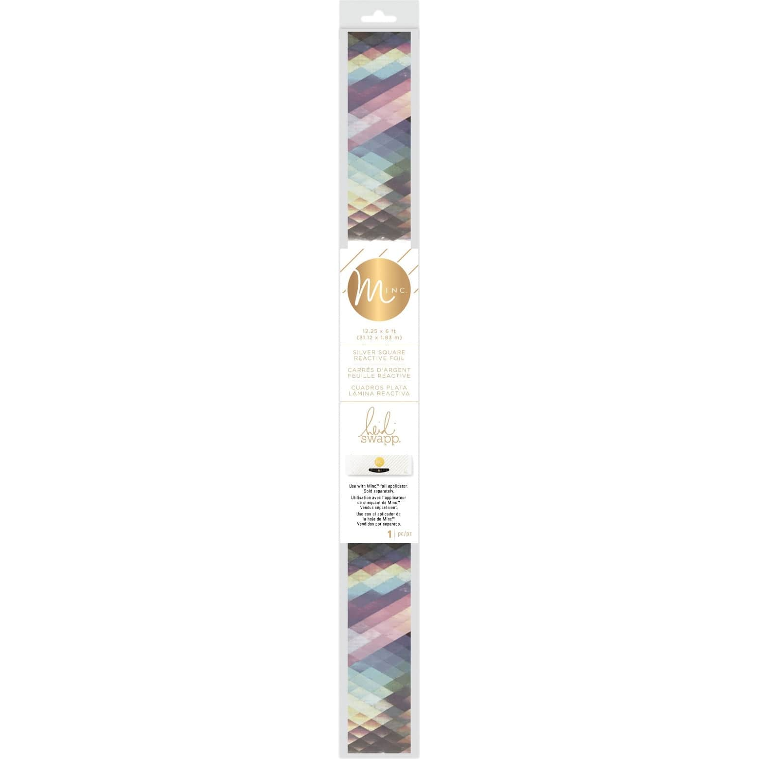 Heidi Swapp Minc 12.25 Reactive Foil Roll 6ft Rainbow