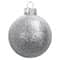 8 Pack 2.5" Glass Glitter Ball Ornaments by Ashland®