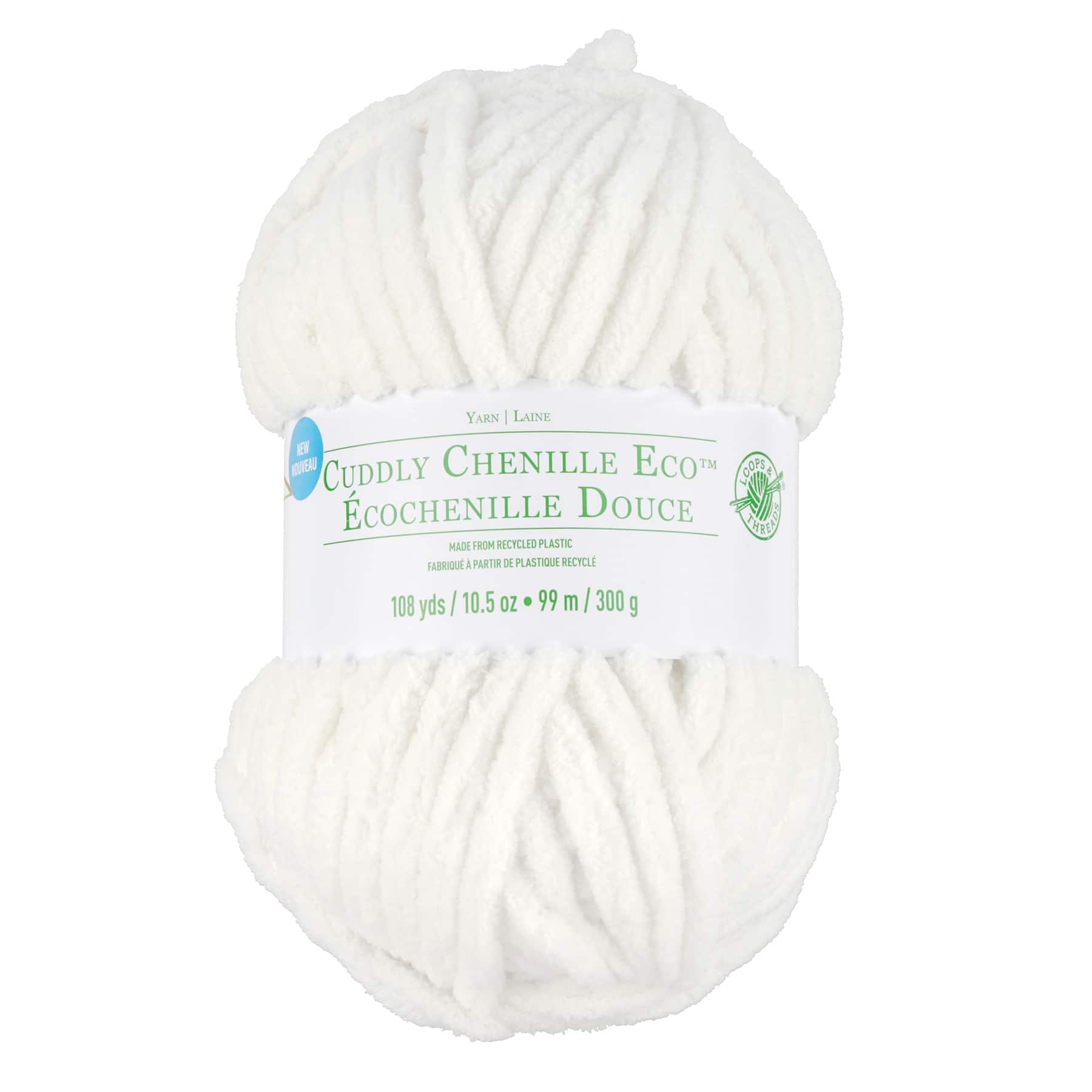 Cuddly Chenille Eco™ Yarn by Loops & Threads™