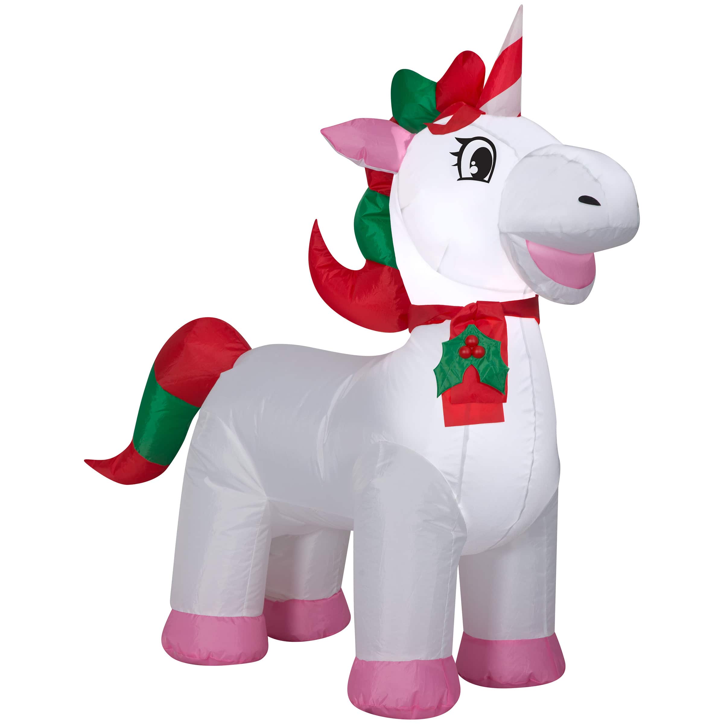 3.4ft. Airblown&#xAE; Inflatable Christmas Unicorn