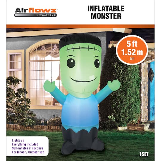 5ft. Airflowz Inflatable Halloween Monster | Michaels