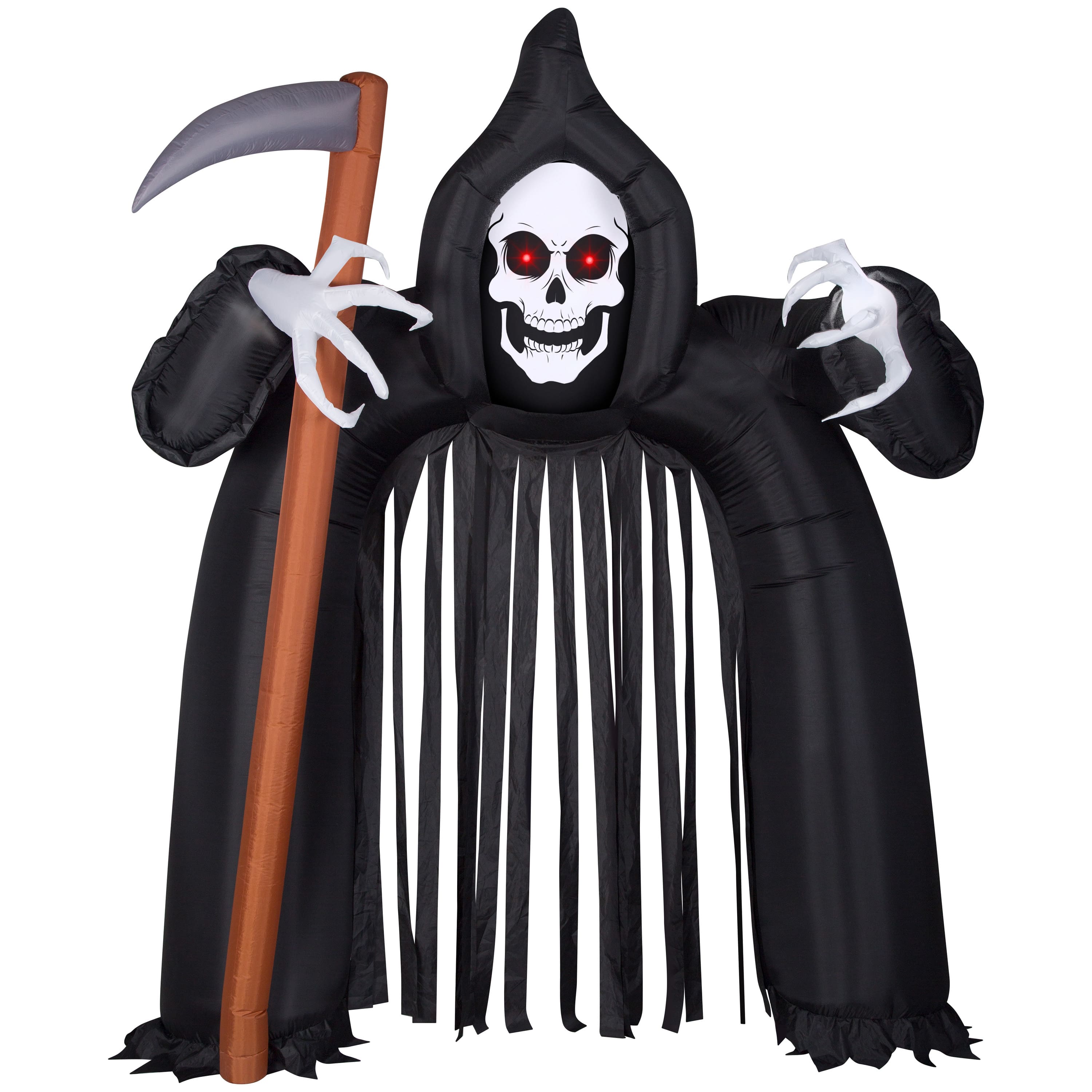 9ft. Airblown® Inflatable Halloween Archway Reaper with Red Eyes ...