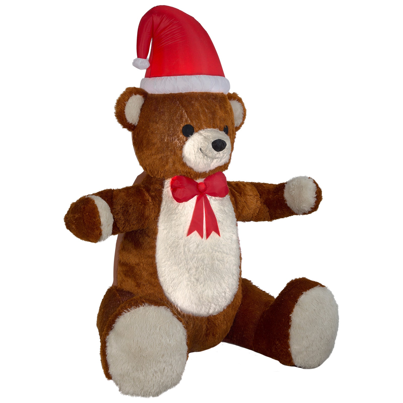 7.5ft. Animated Airblown® Christmas Hugging Teddy Bear