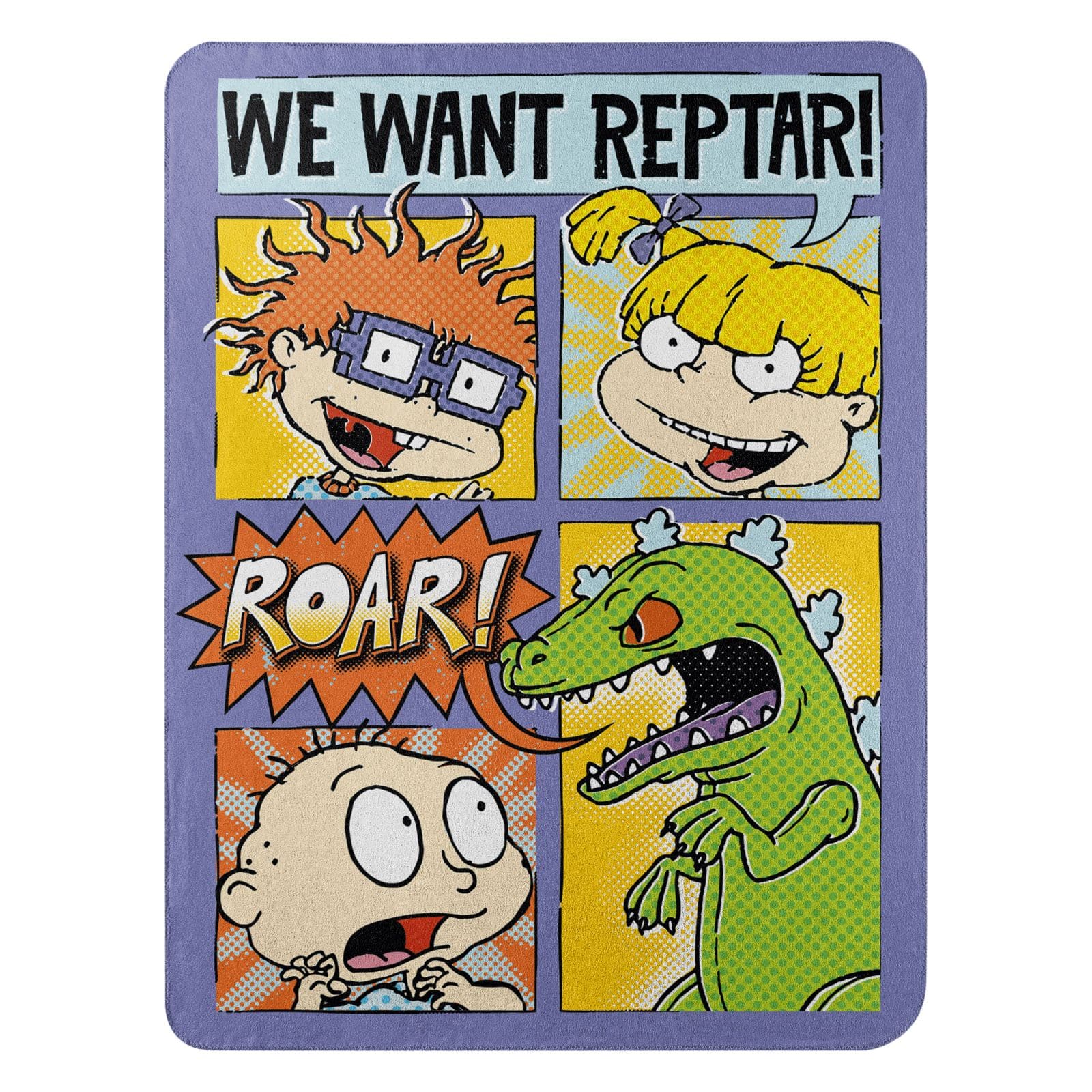 NickRewind We Want Reptar Fleece Throw By Northwest | Michaels®